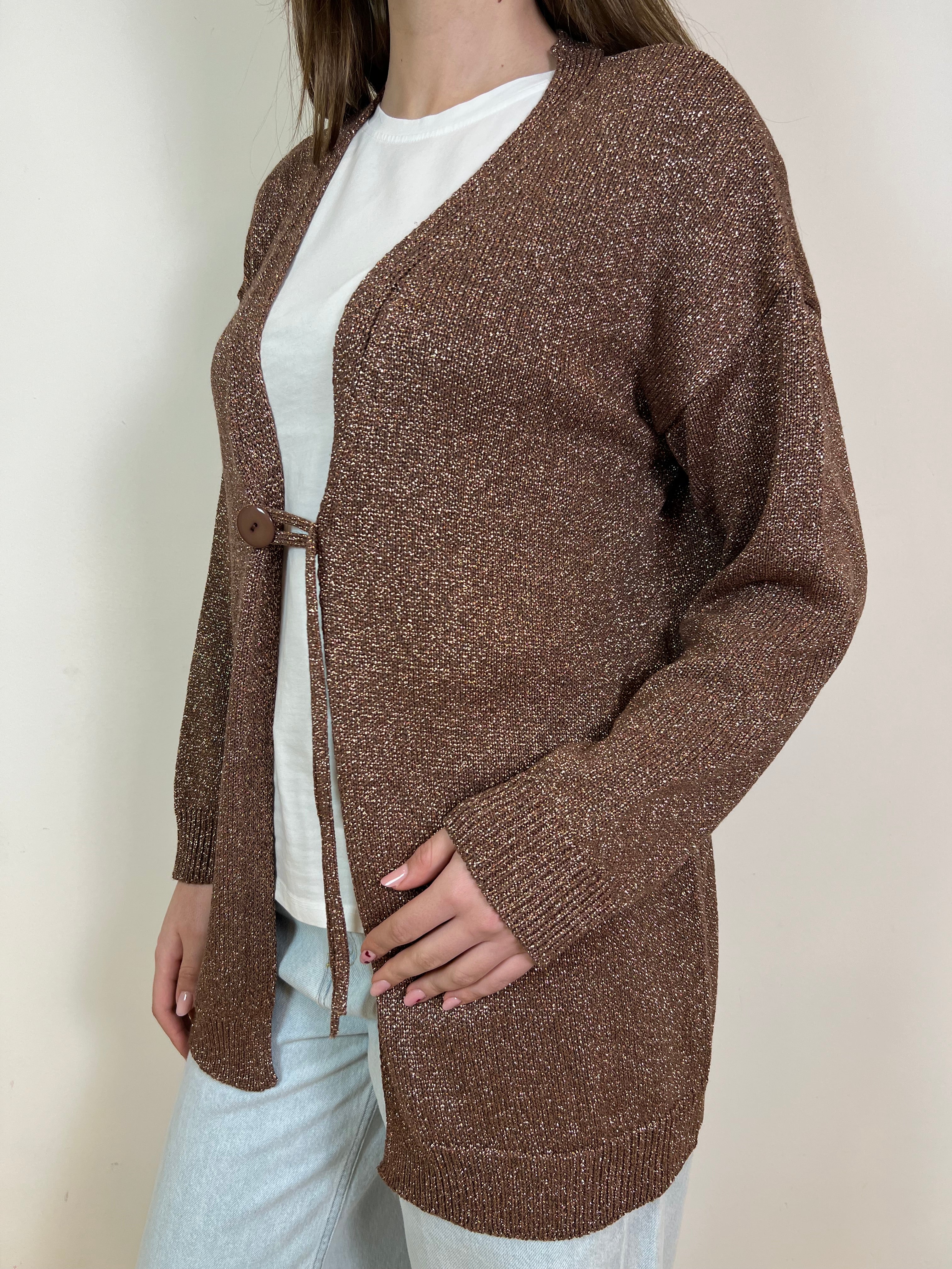 Cardigan lurex - Kontatto