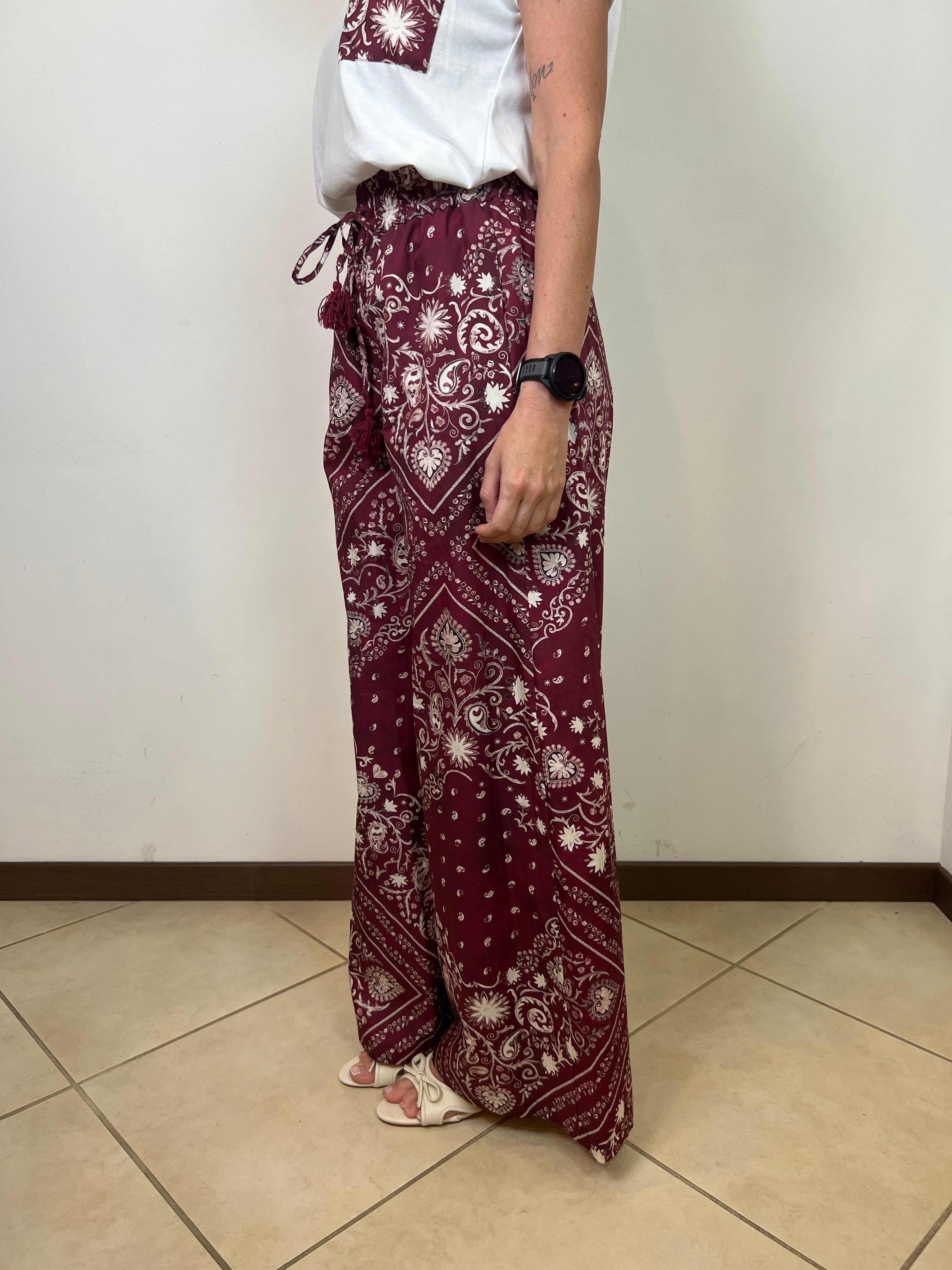 Pantalone stampa bandana India - Tensione In