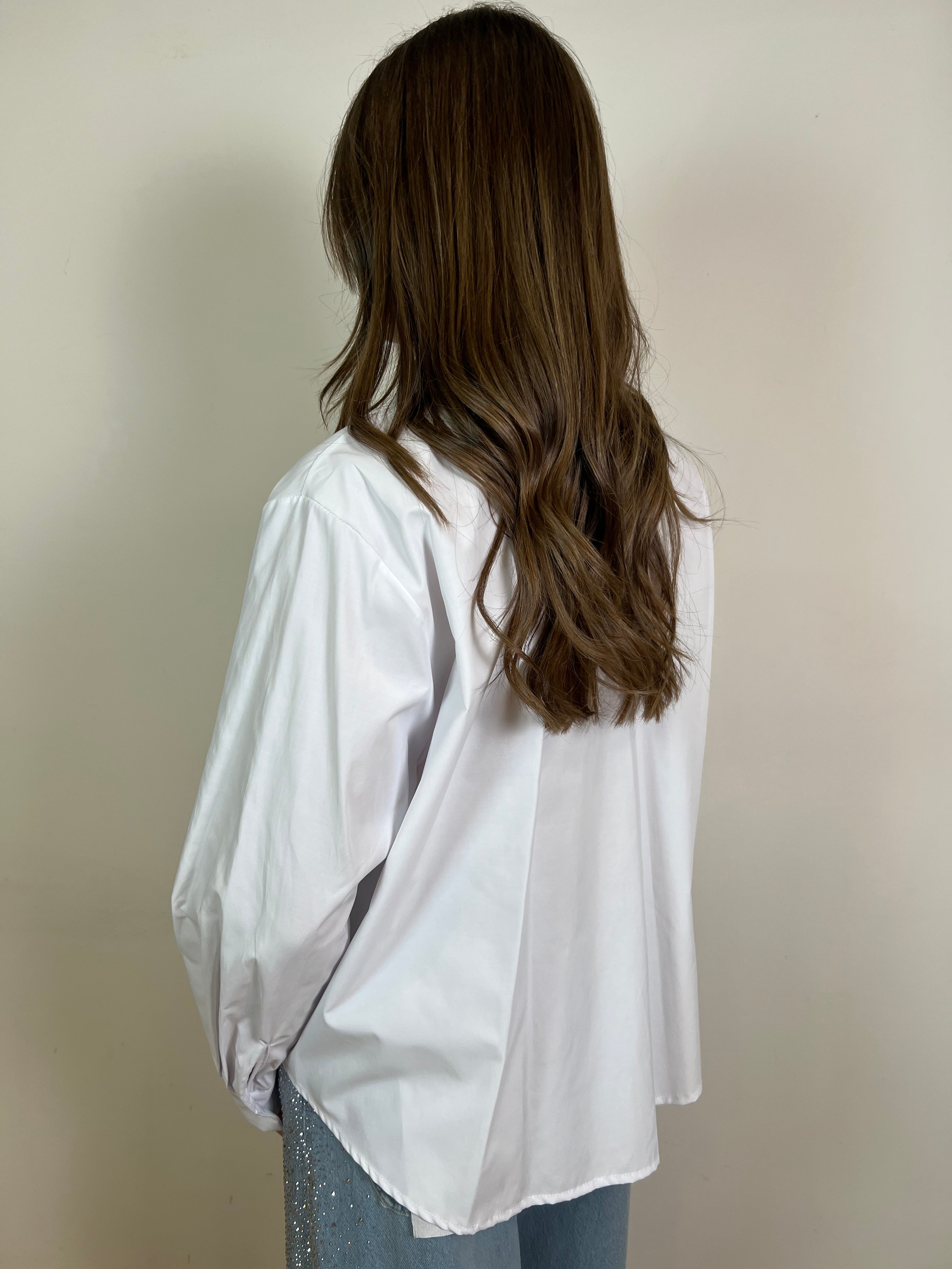 Camicia con cravatta crochet - Haveone