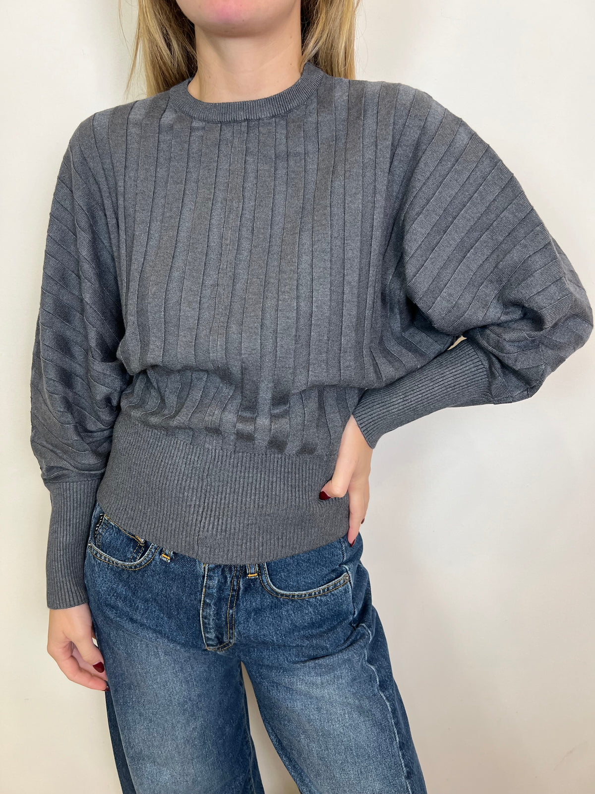 Maglia pipistrello a coste - Haveone