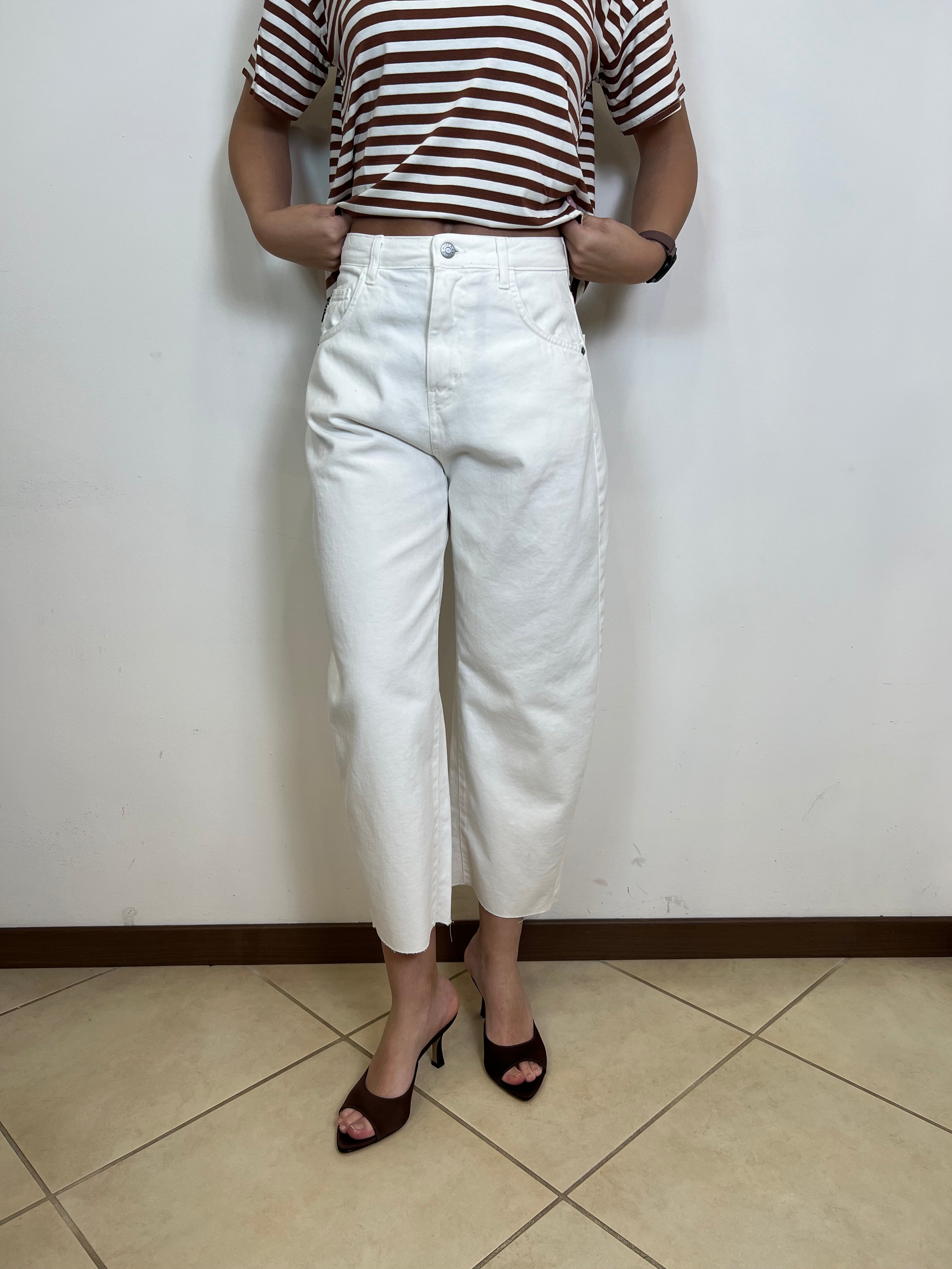 Jeans bianco Aria - Haveone