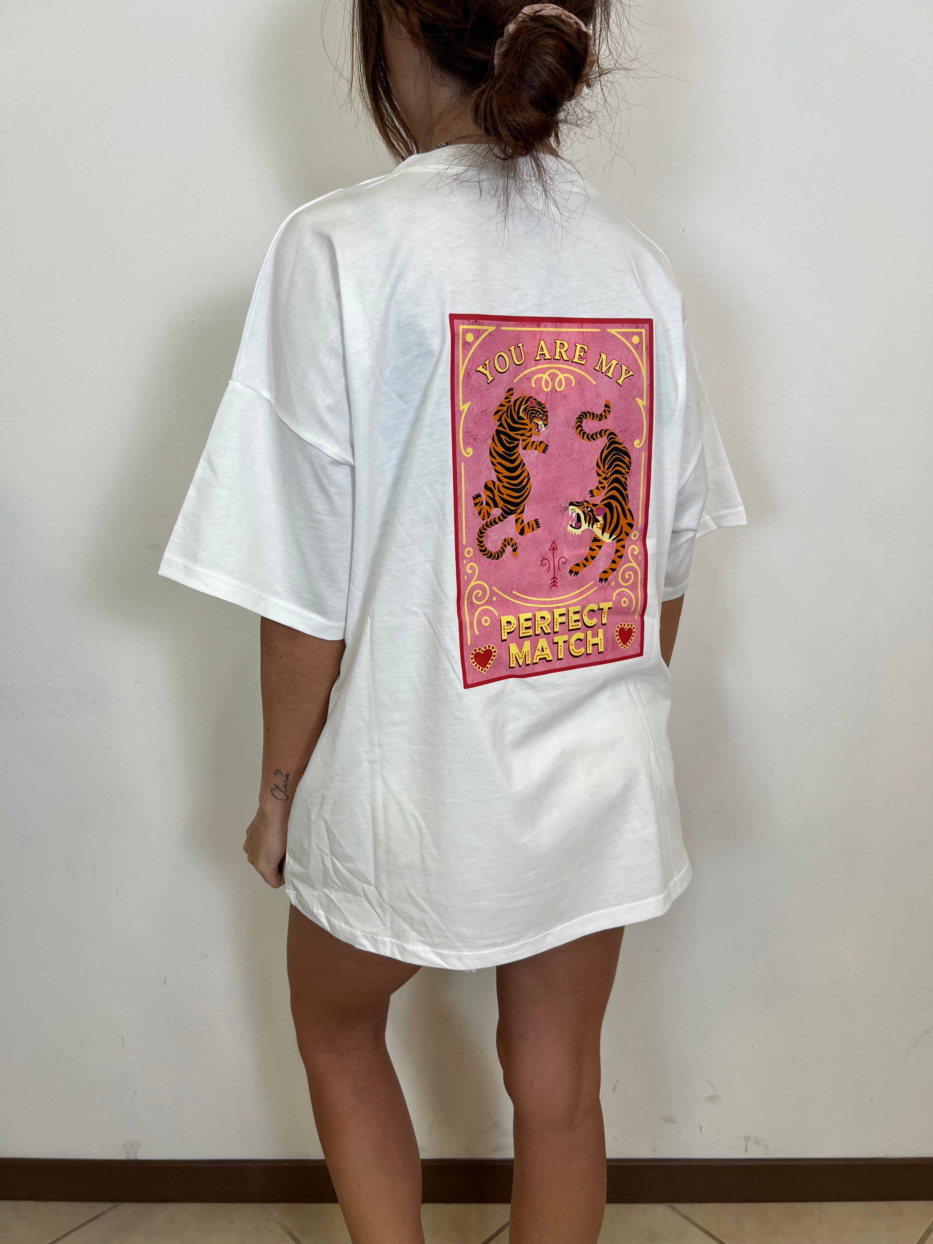 T-shirt stampa tigri - Vicolo
