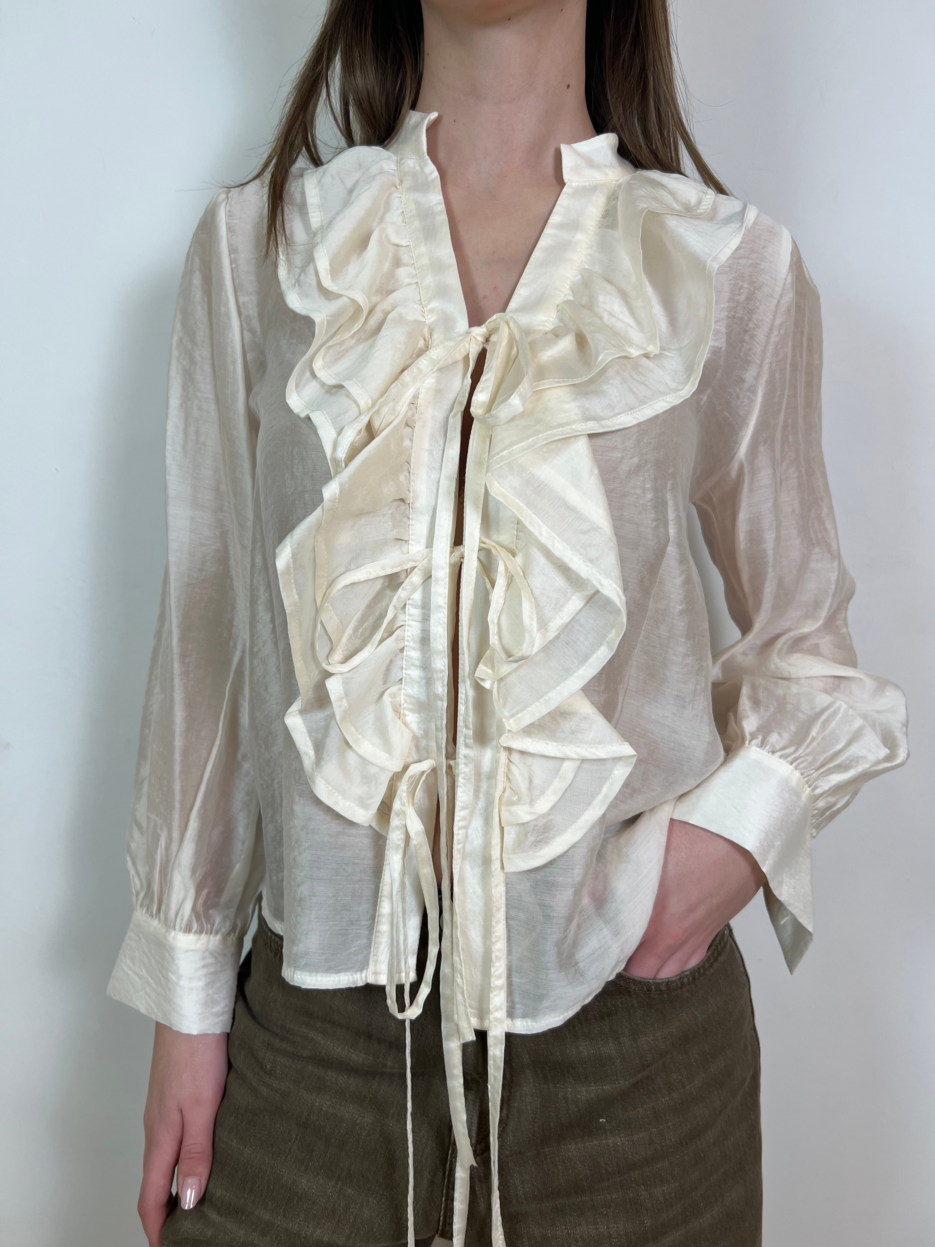 Camica rouches - Haveone