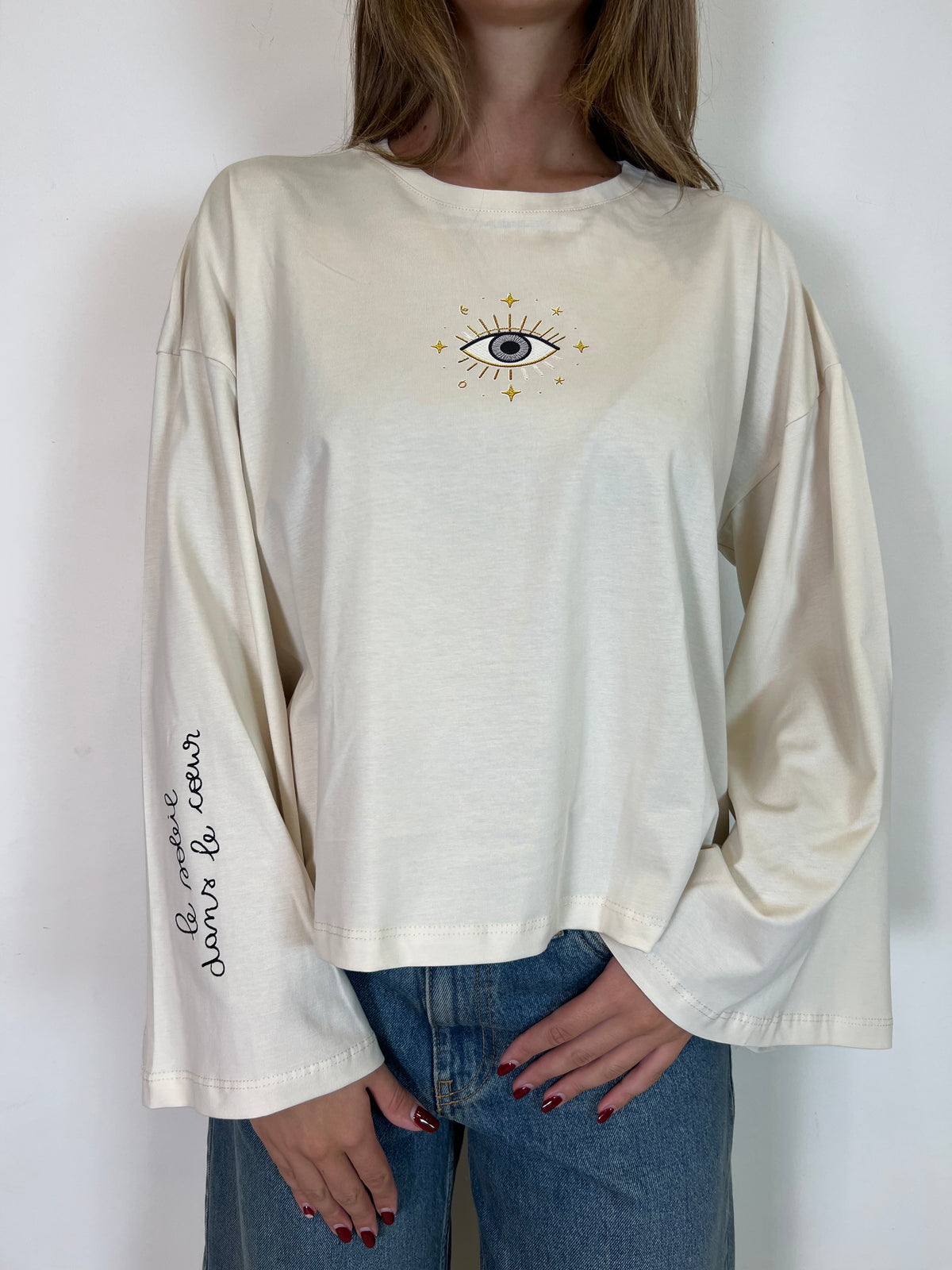 T-shirt occhio manica ampia - Vicolo