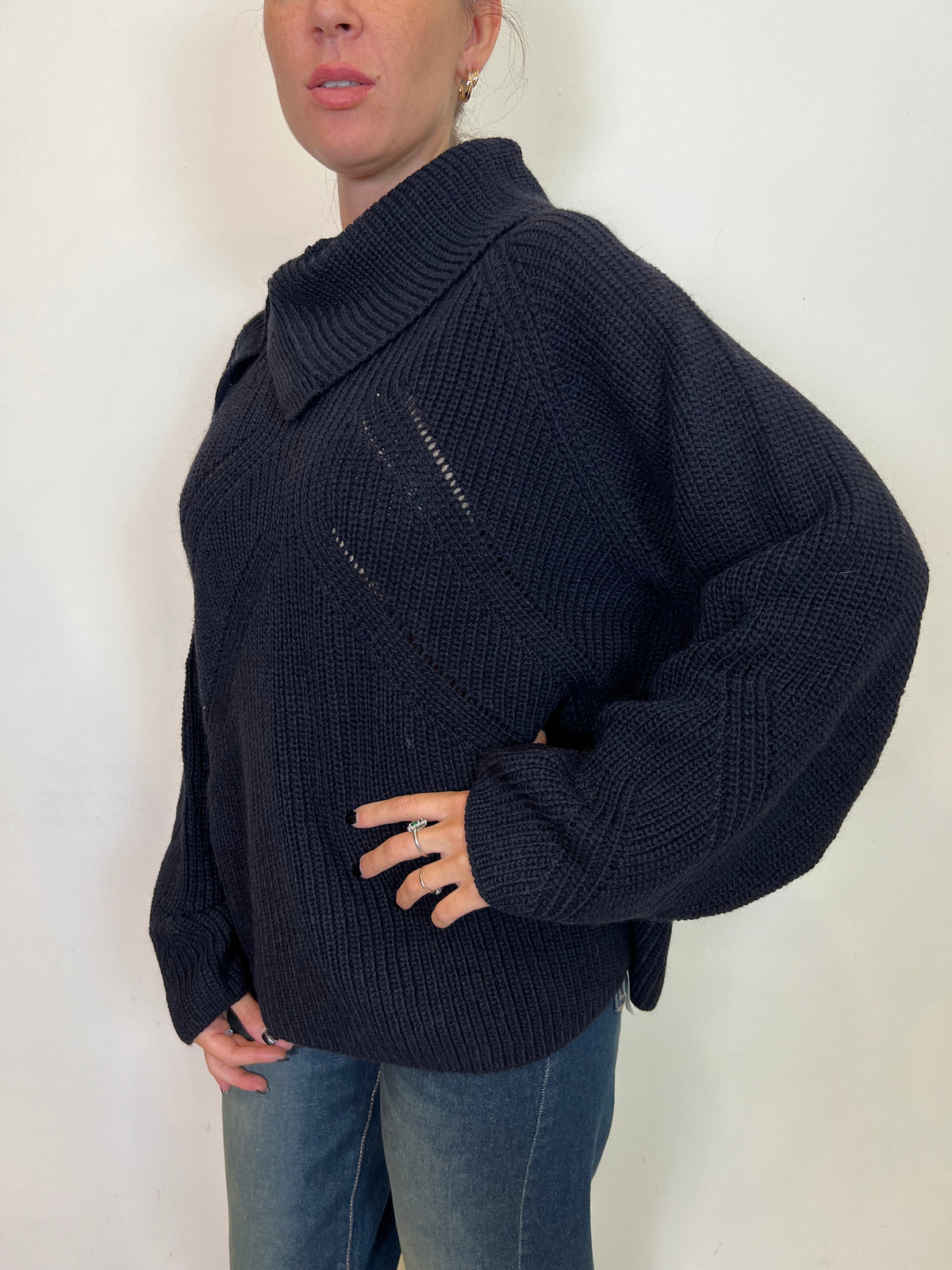 Pull collone con bottoni - Tensione In