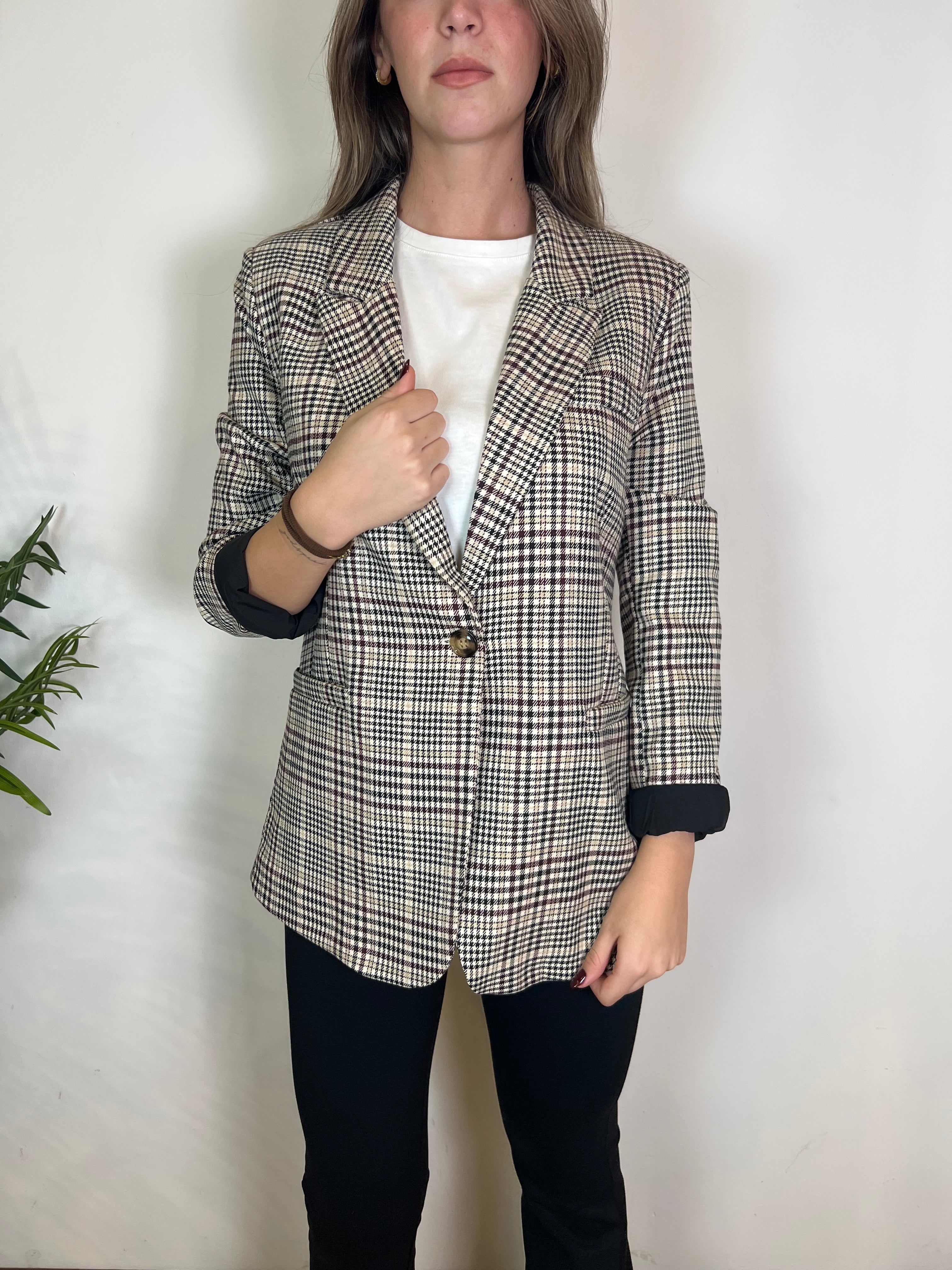 Giacca quadretti - Haveone