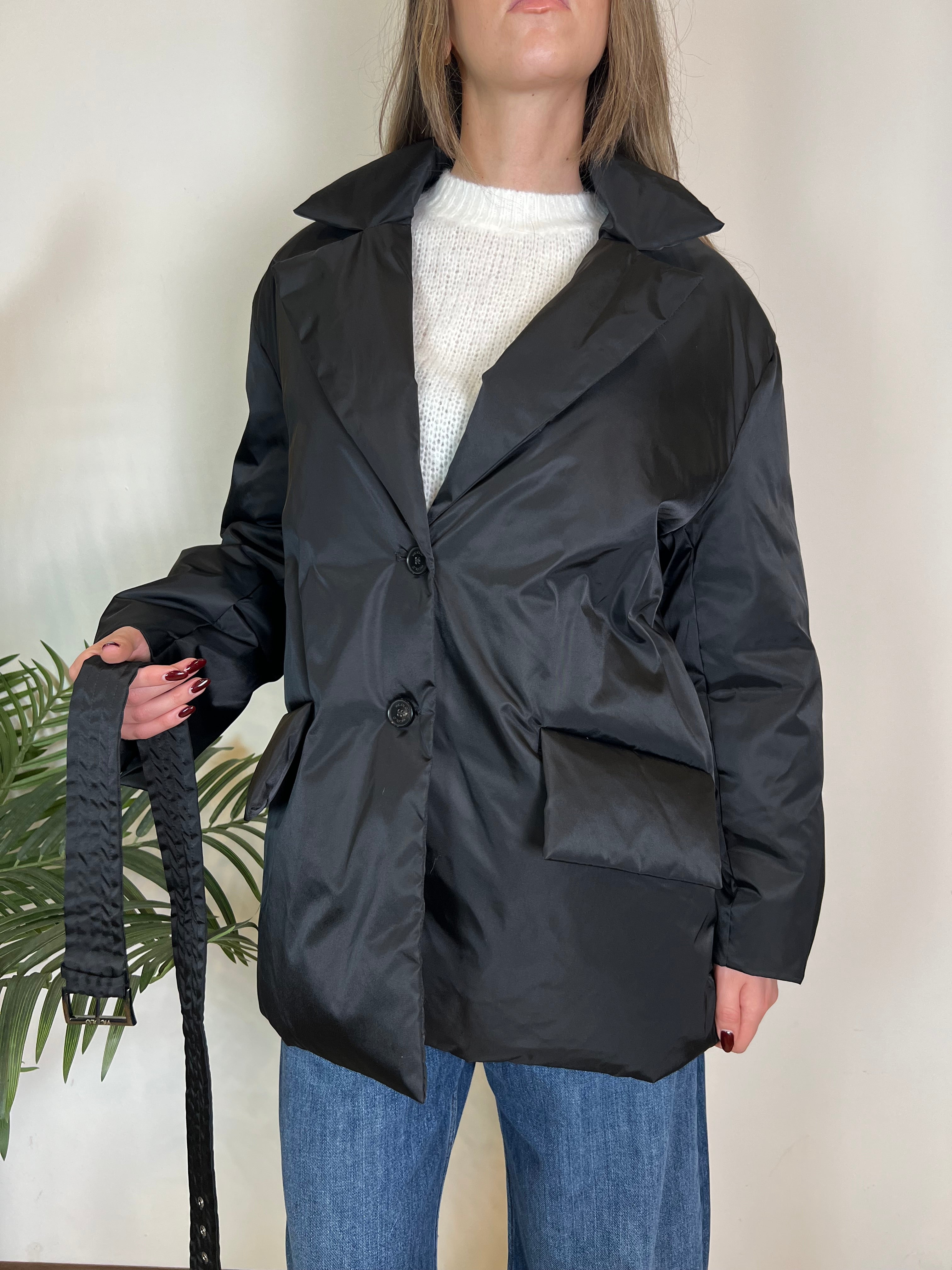 Piumino over con cintura - Vicolo