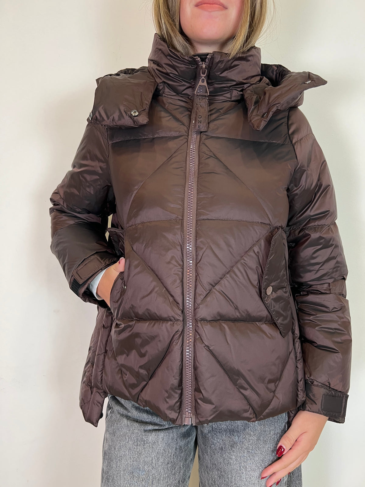 Piumino maxi con cappuccio - Haveone