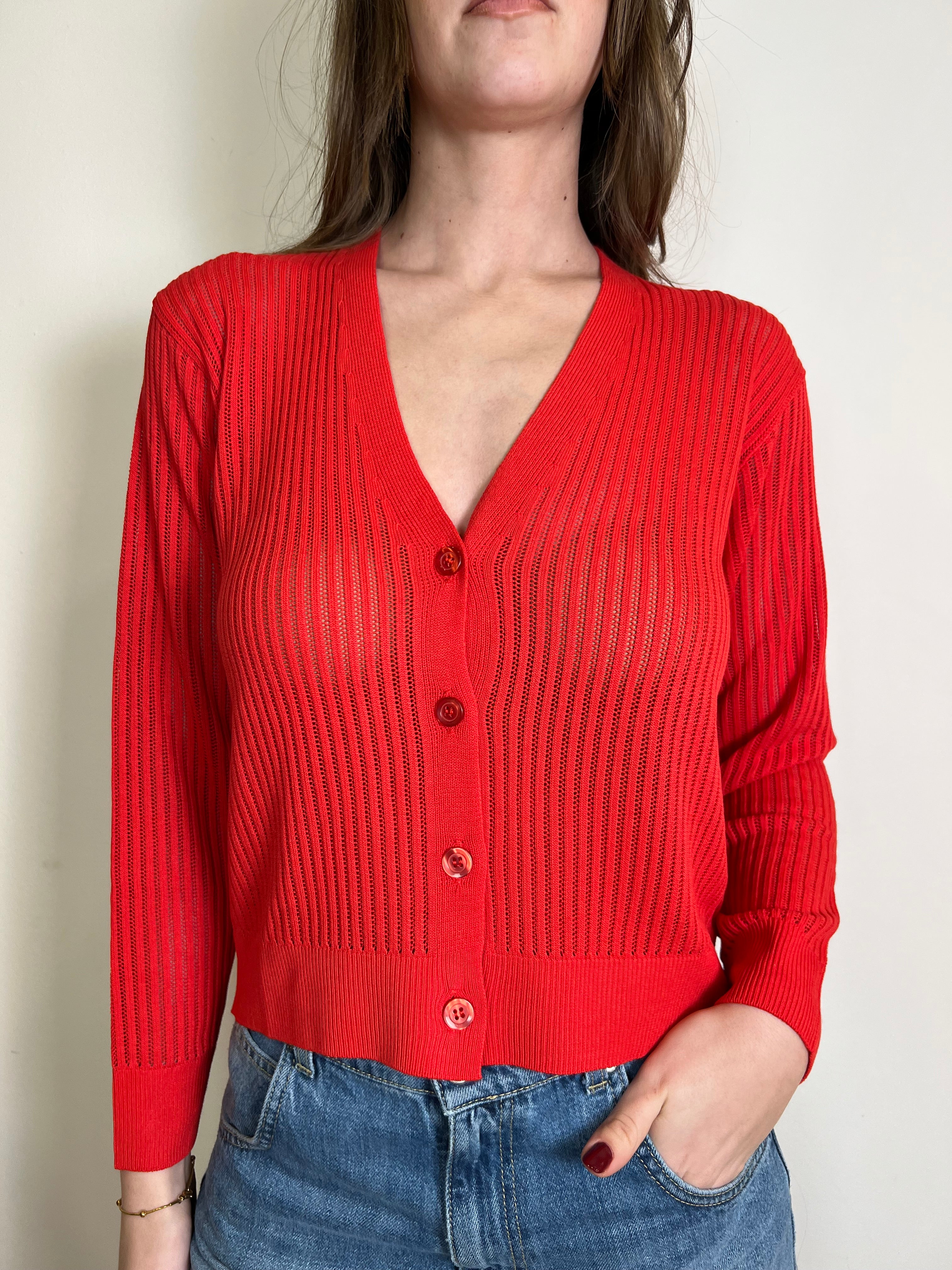 Cardigan traforato - Haveone