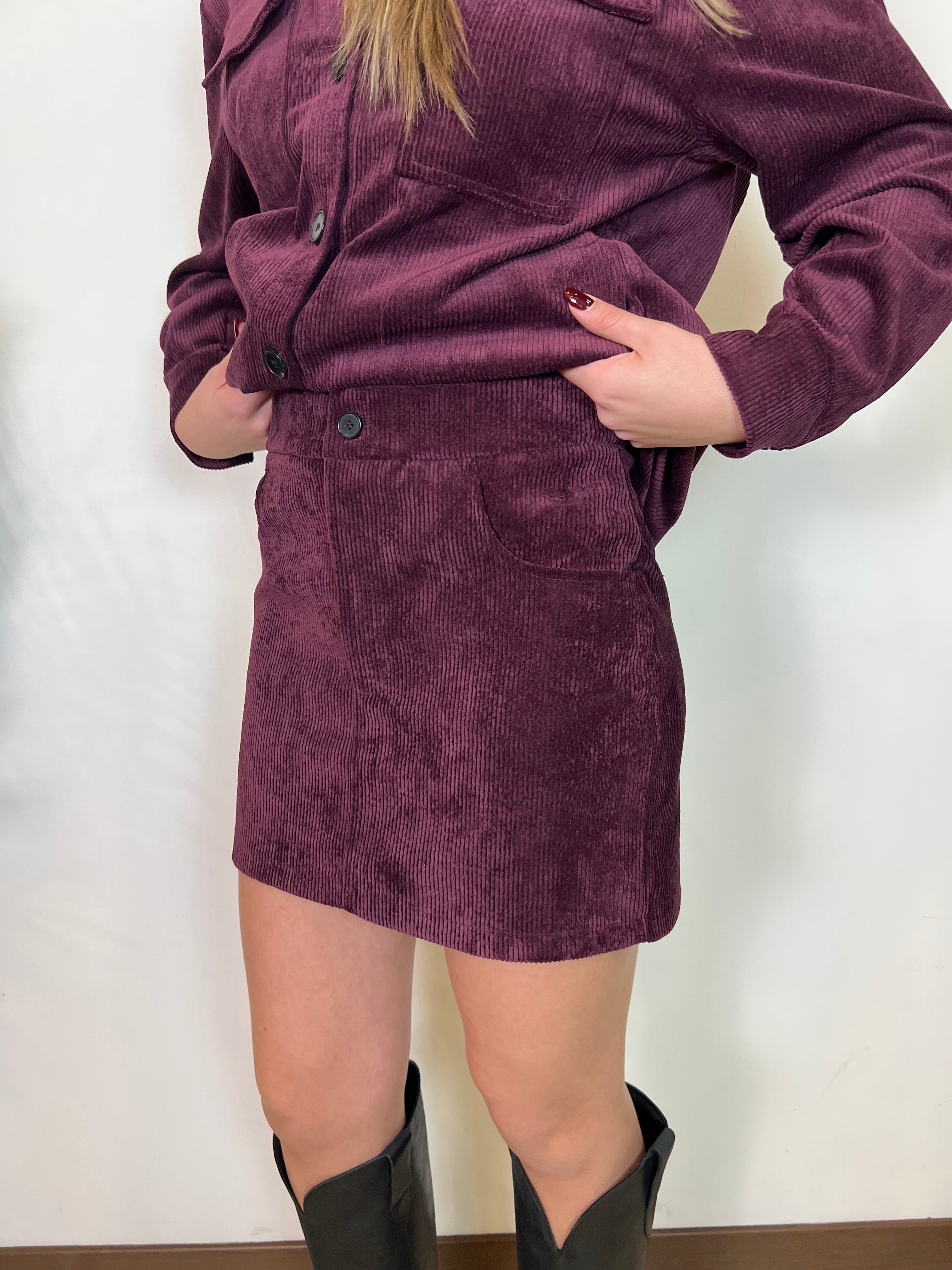 Gonna velluto - Vicolo