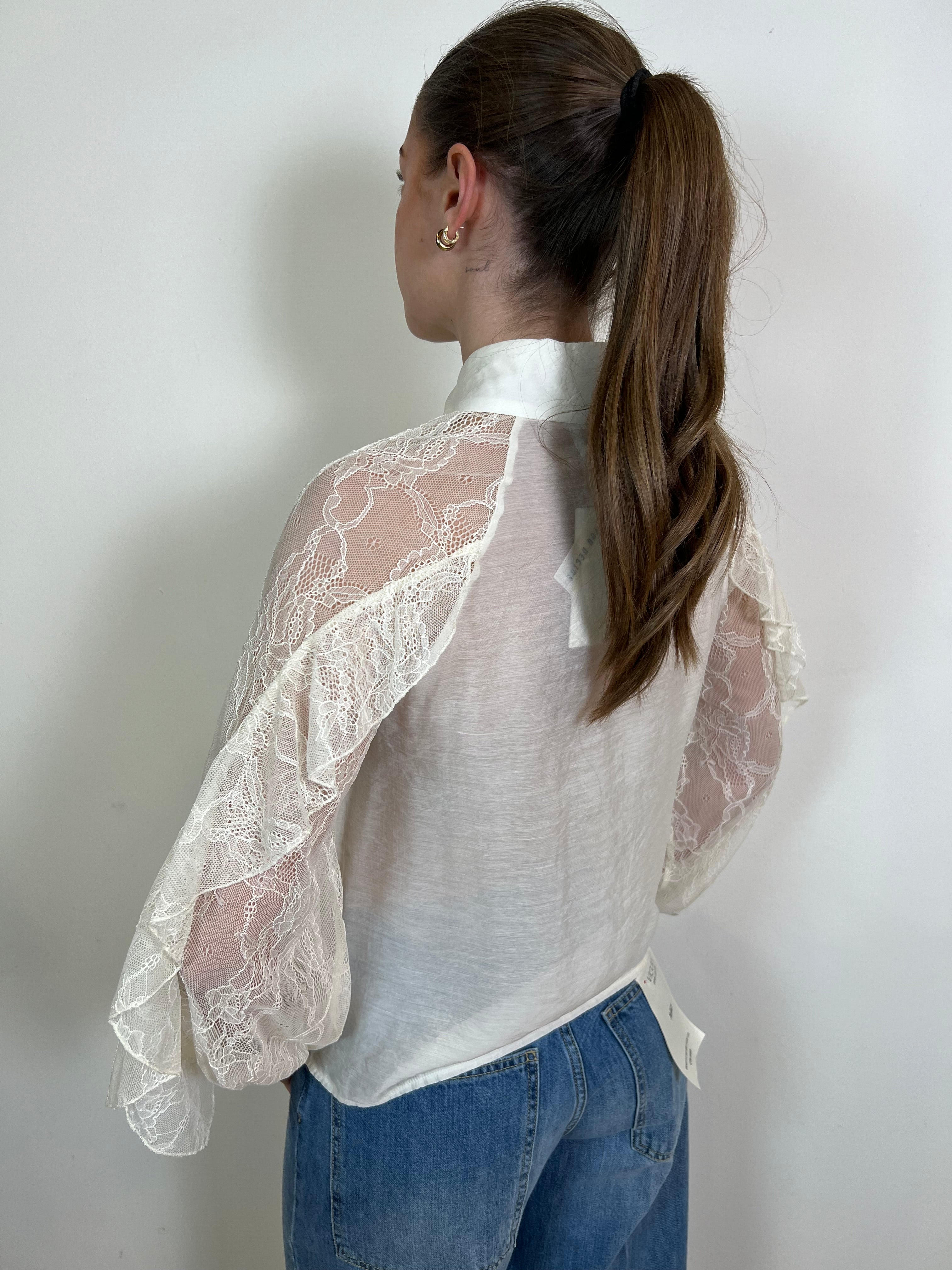 Camicia pizzo e rouches - You Decide