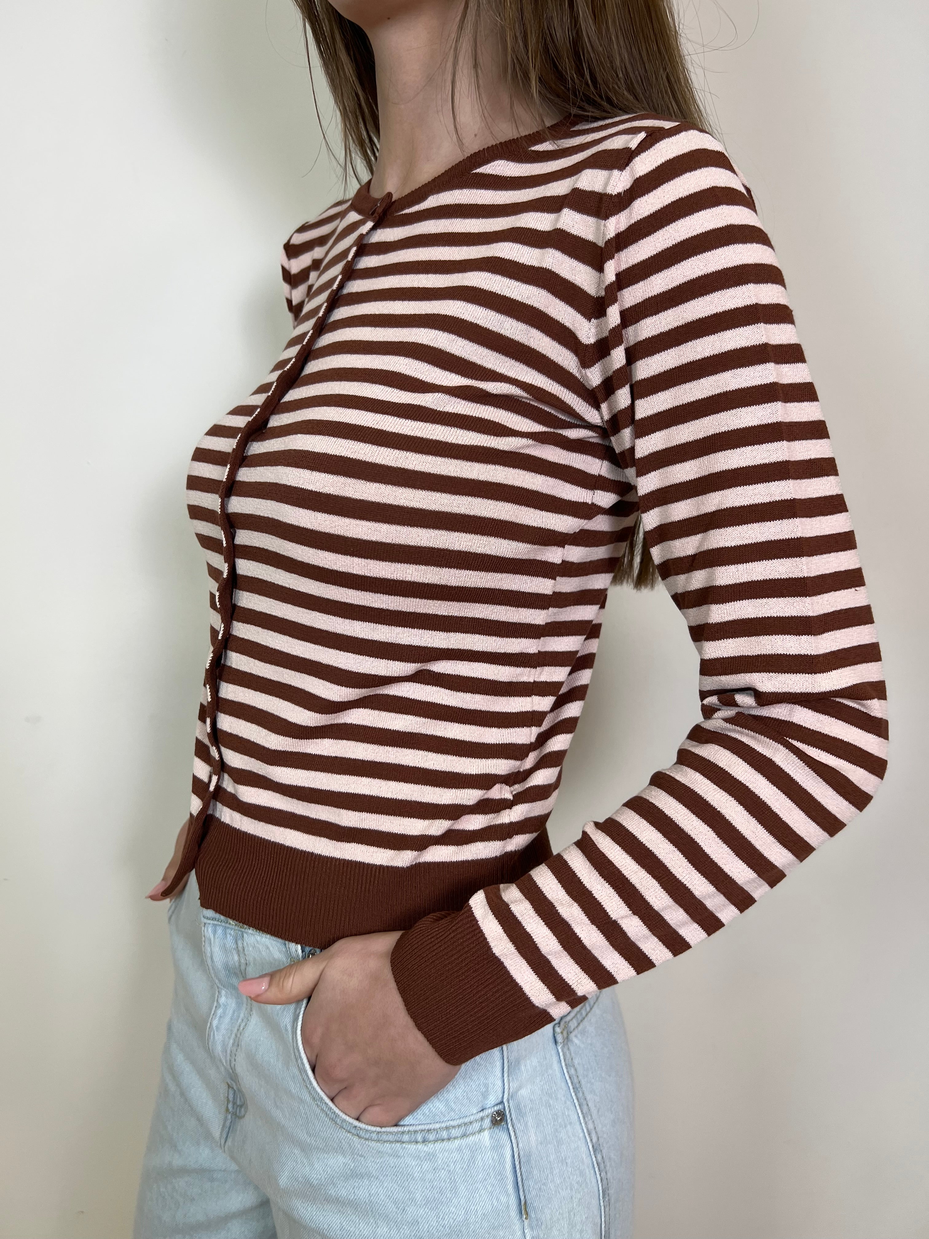 Cardigan righe - Kontatto