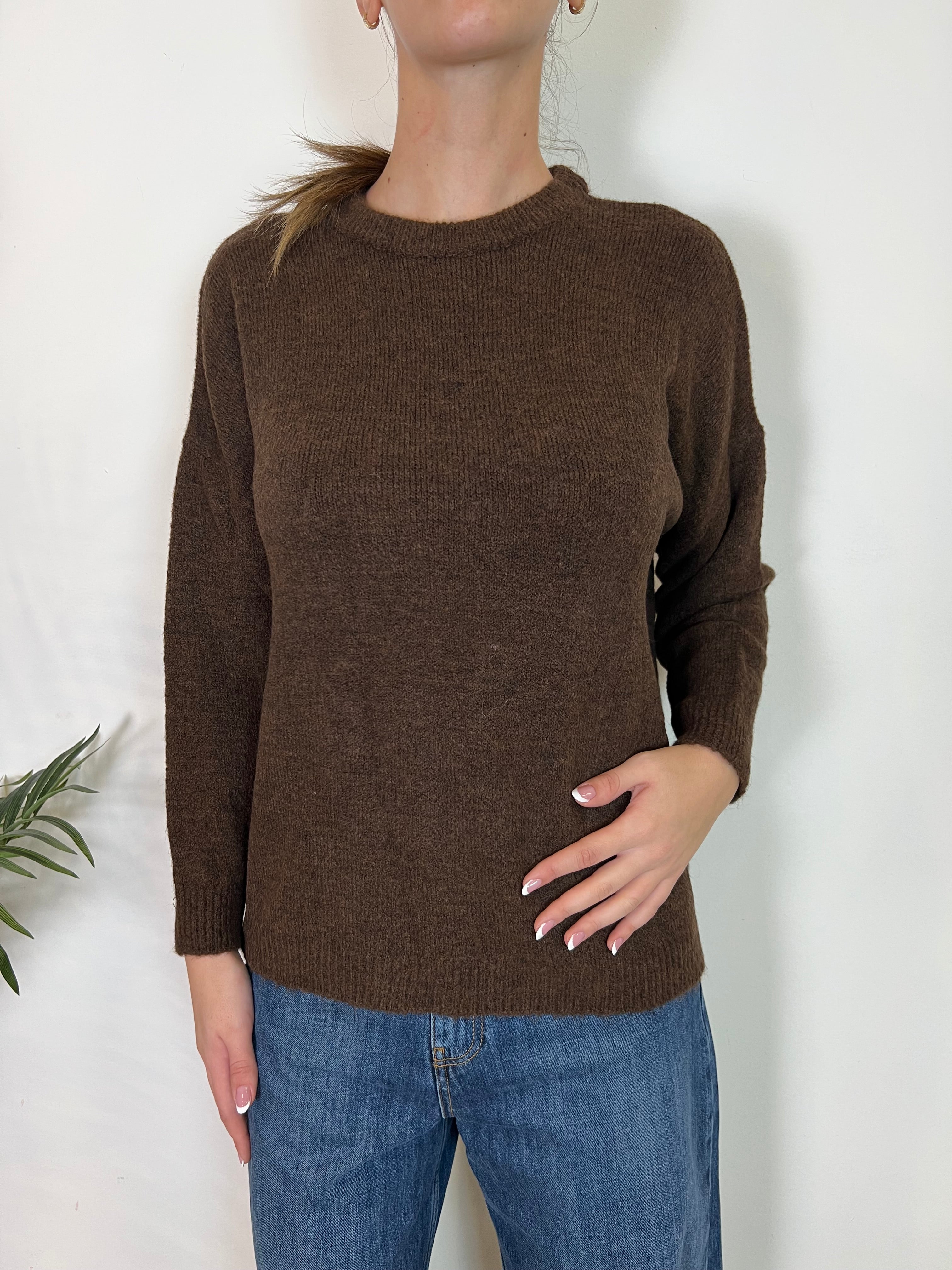 Maglia oblò pizzo dietro - Haveone