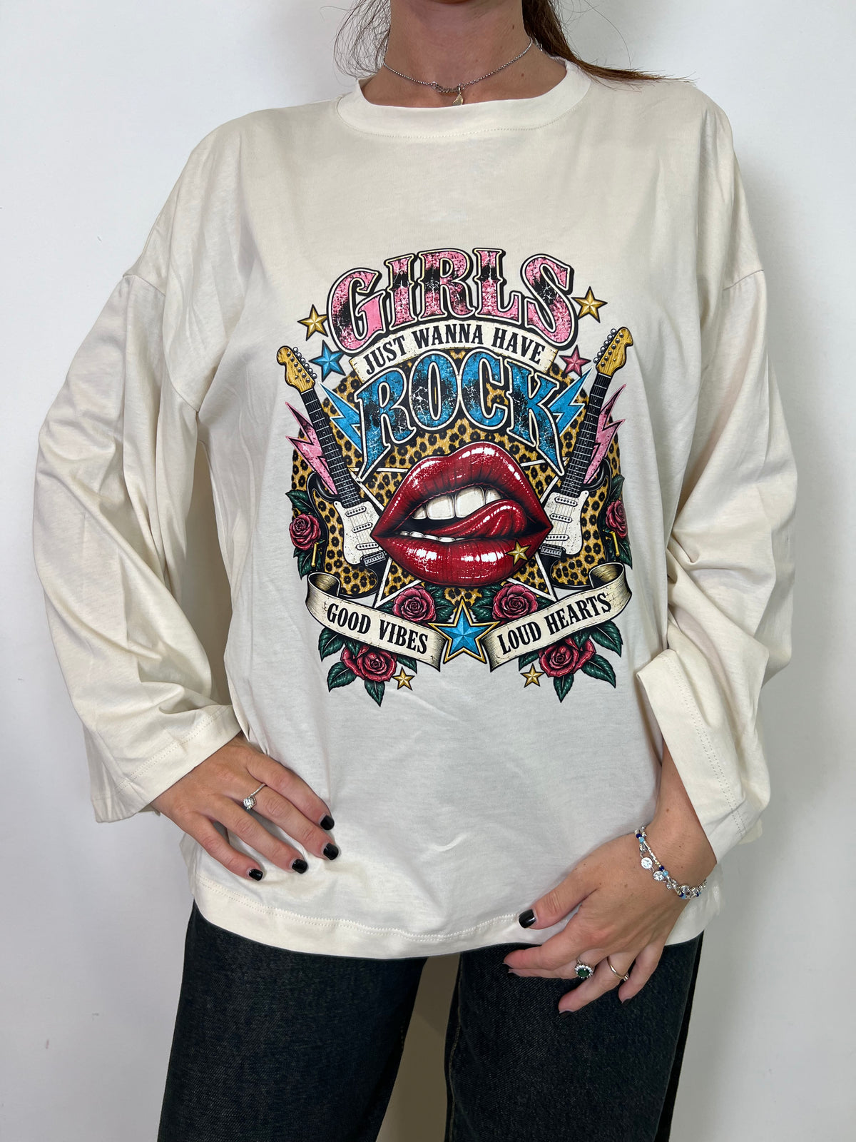 T-shirt “Girls rock” - Vicolo