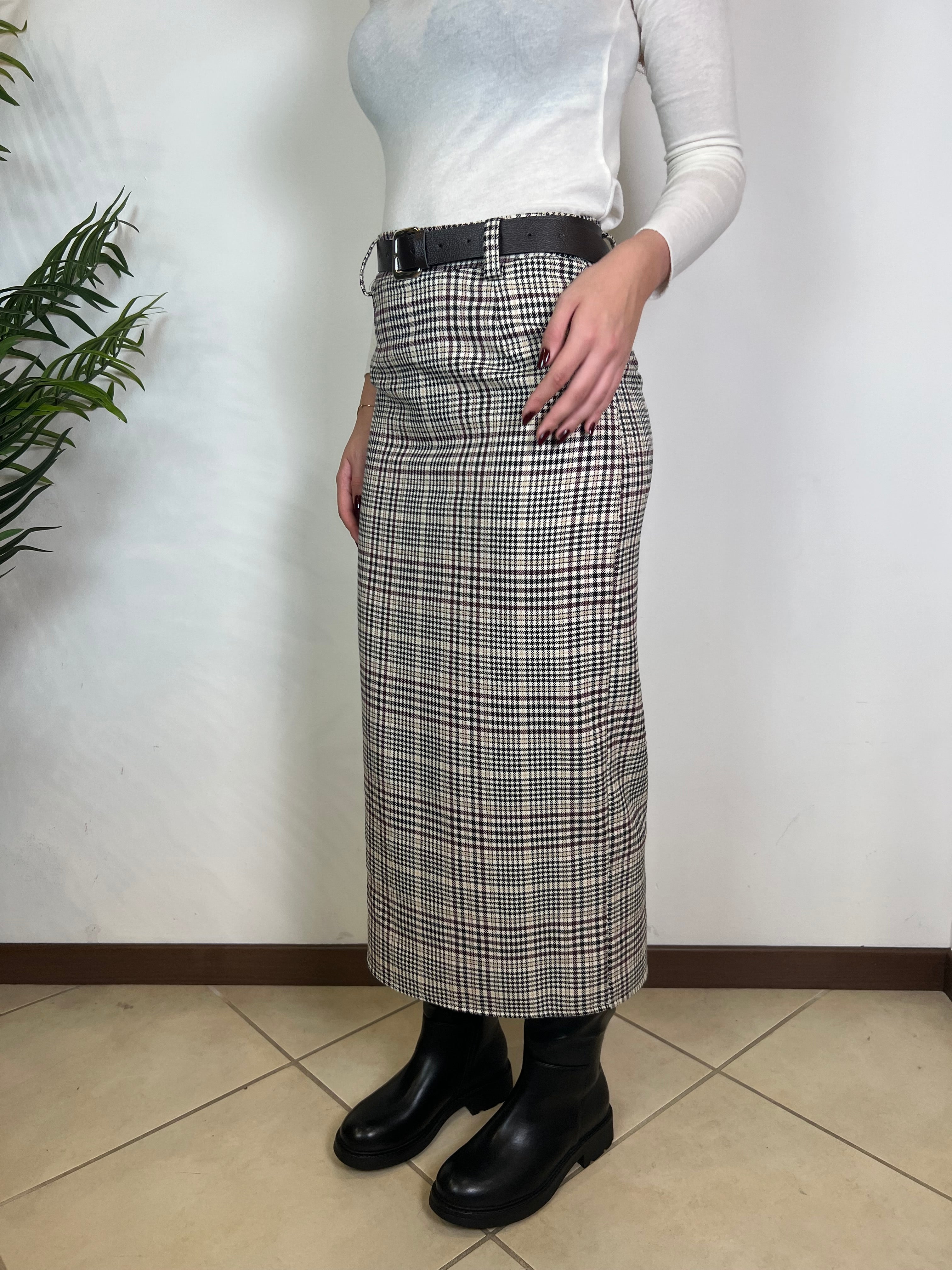 Gonna matita quadretti- Haveone