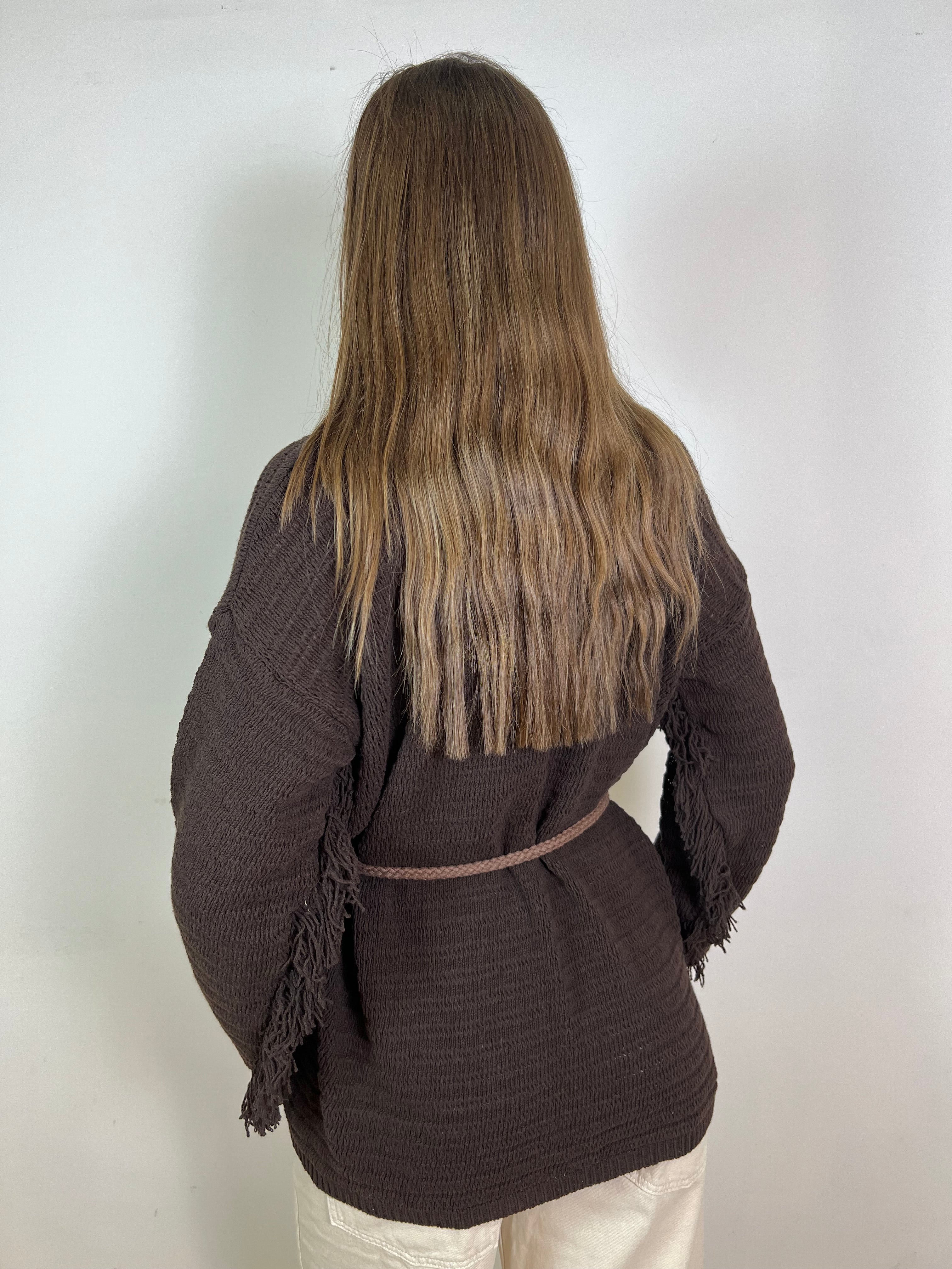 Cardigan frange - Kontatto