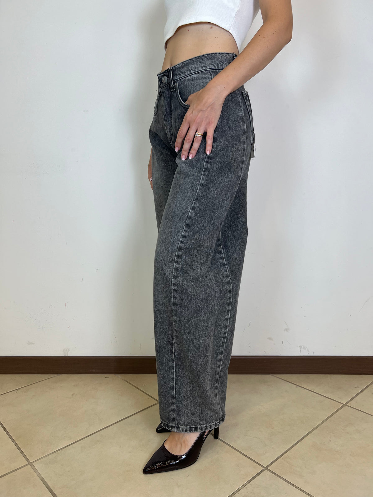Jeans Lucy grigio - Haveone