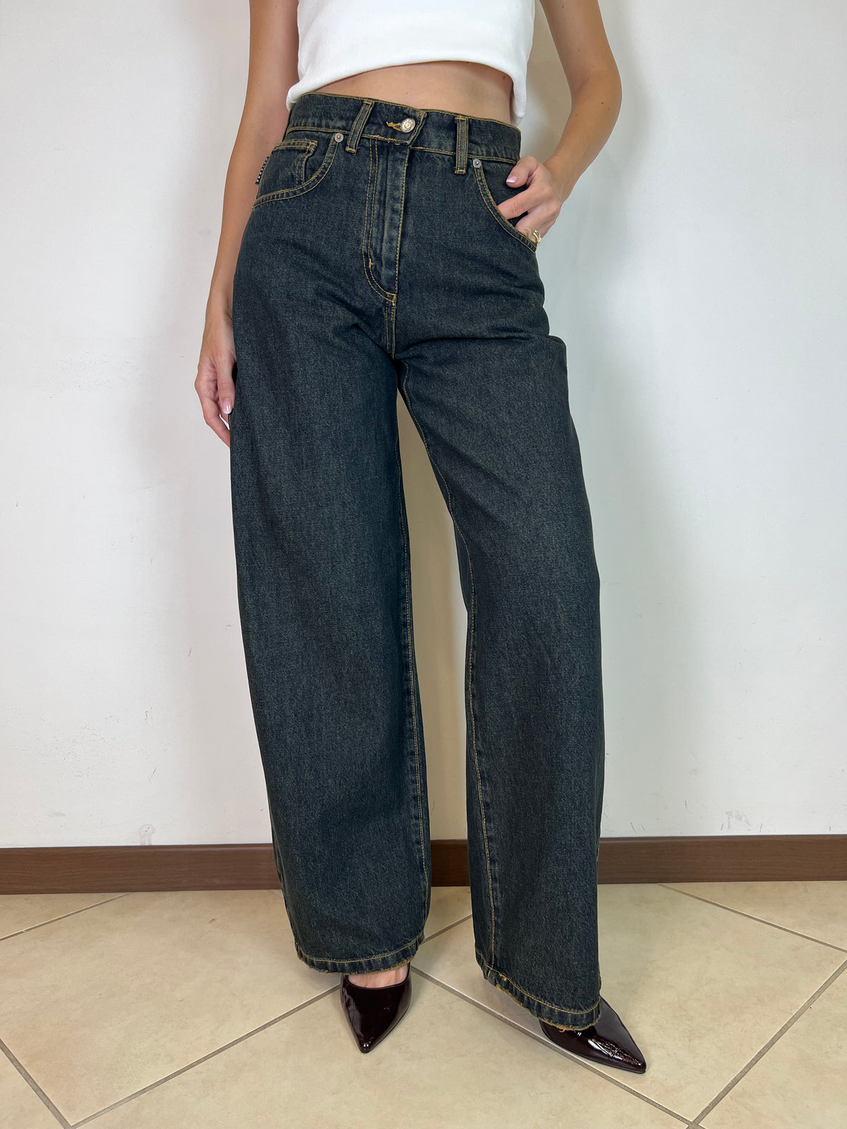 Jeans Bella blu sabbiato - Haveone