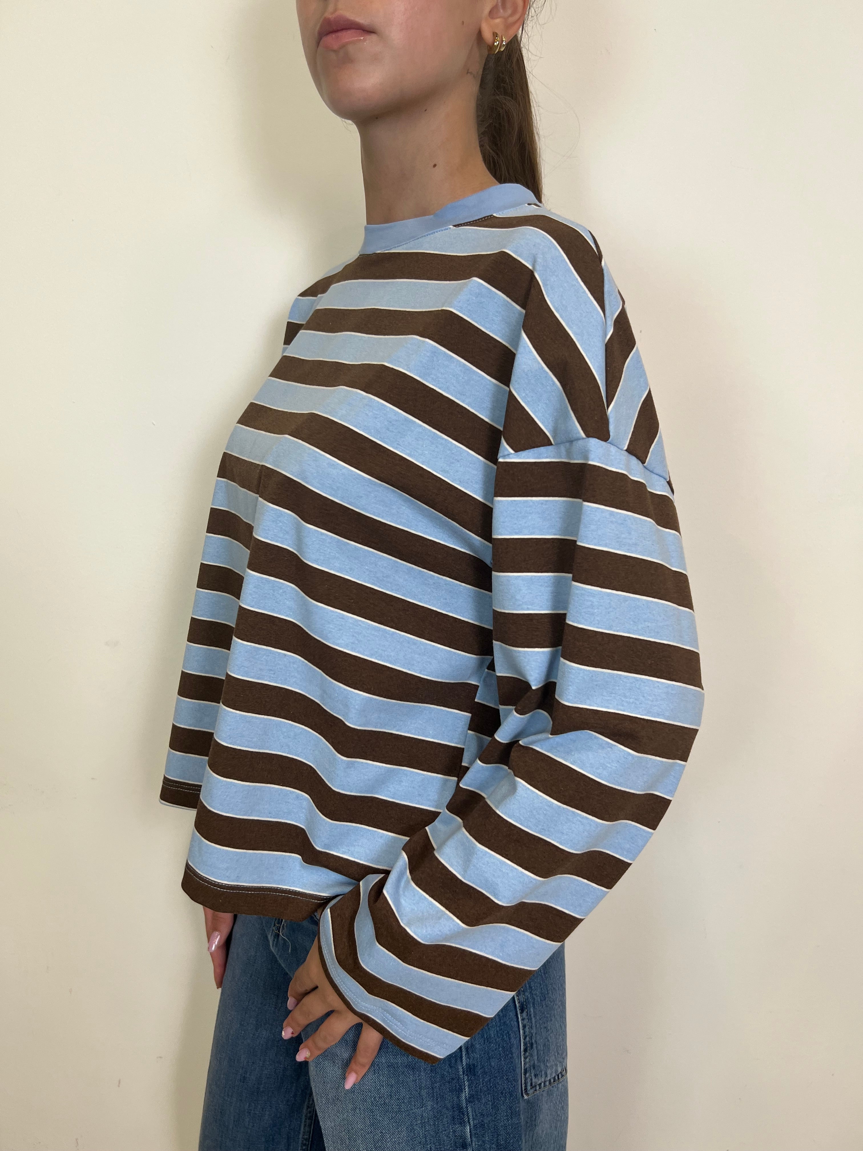T-shirt scatola righe - Tensione In