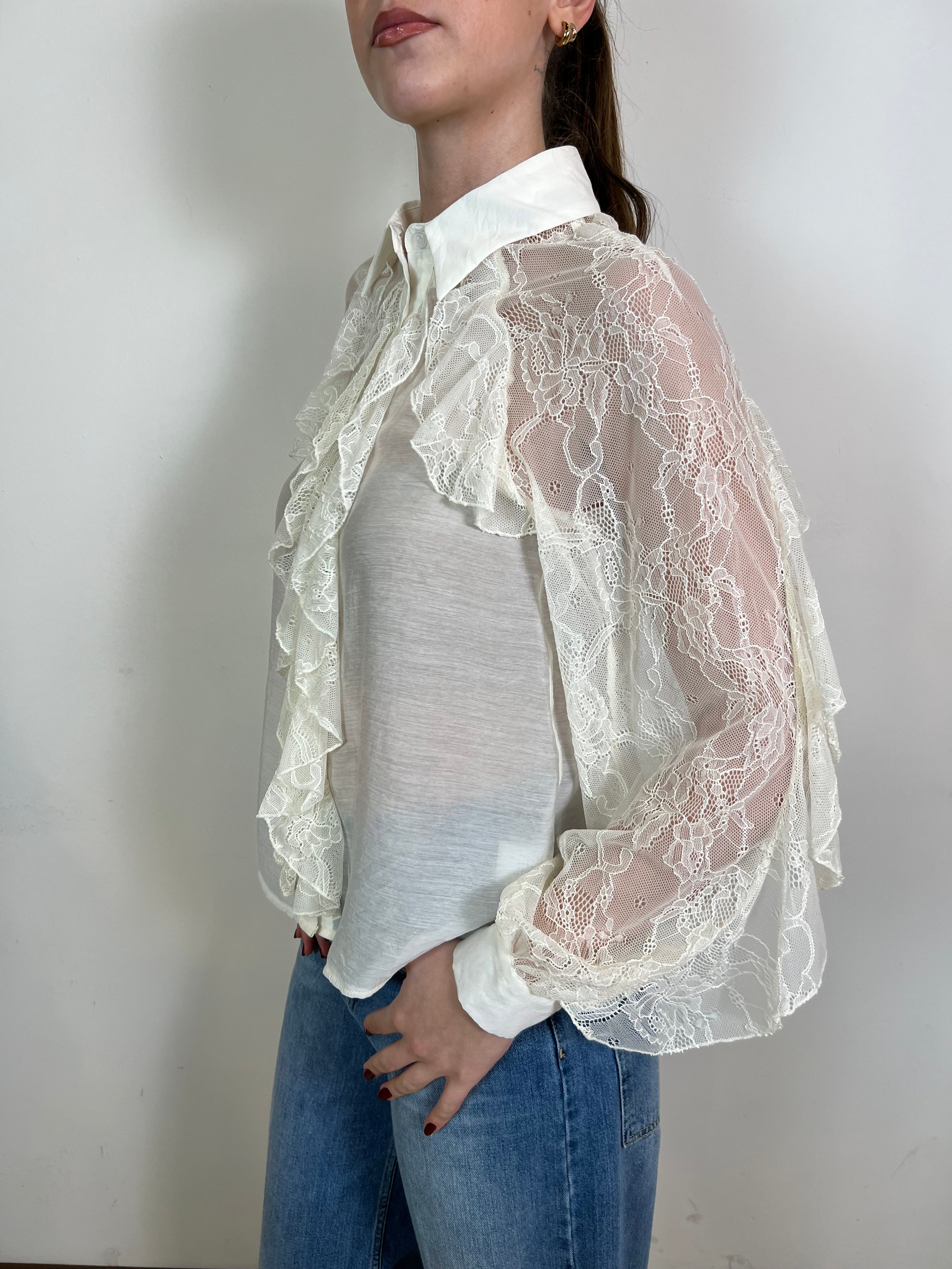 Camicia pizzo e rouches - You Decide