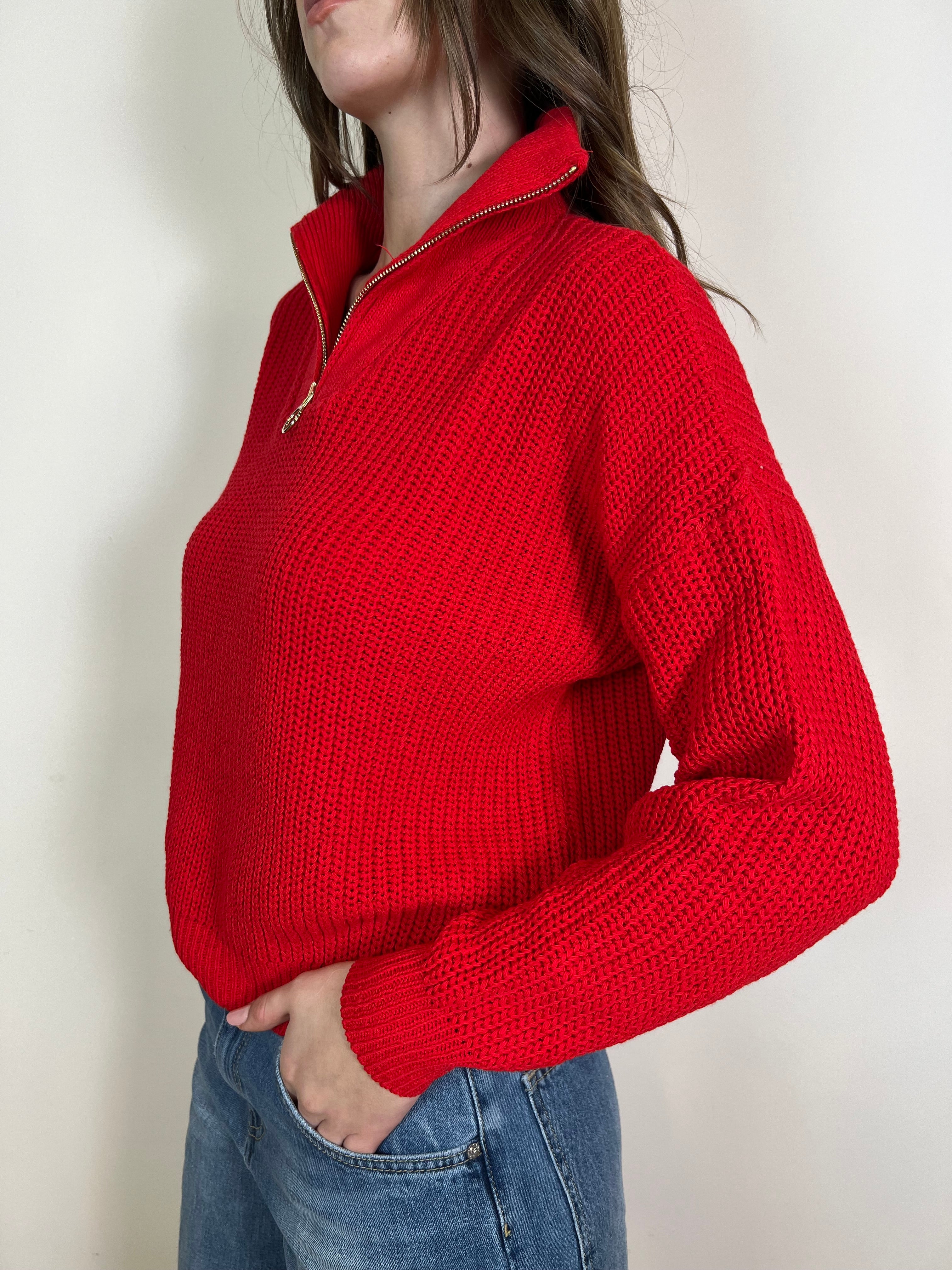 Maglia mini zip - Haveone