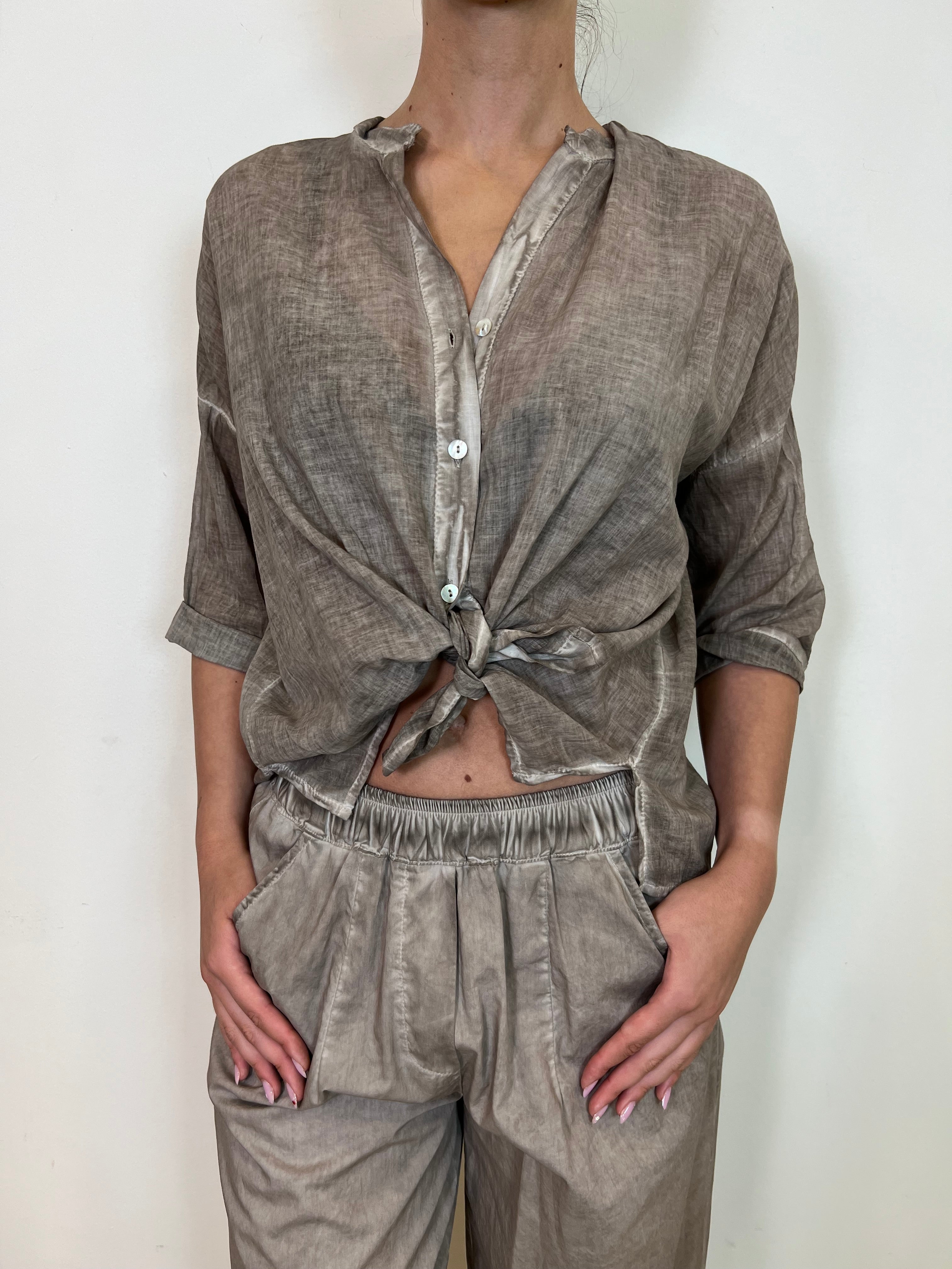Camicia mussola stone - Haveone