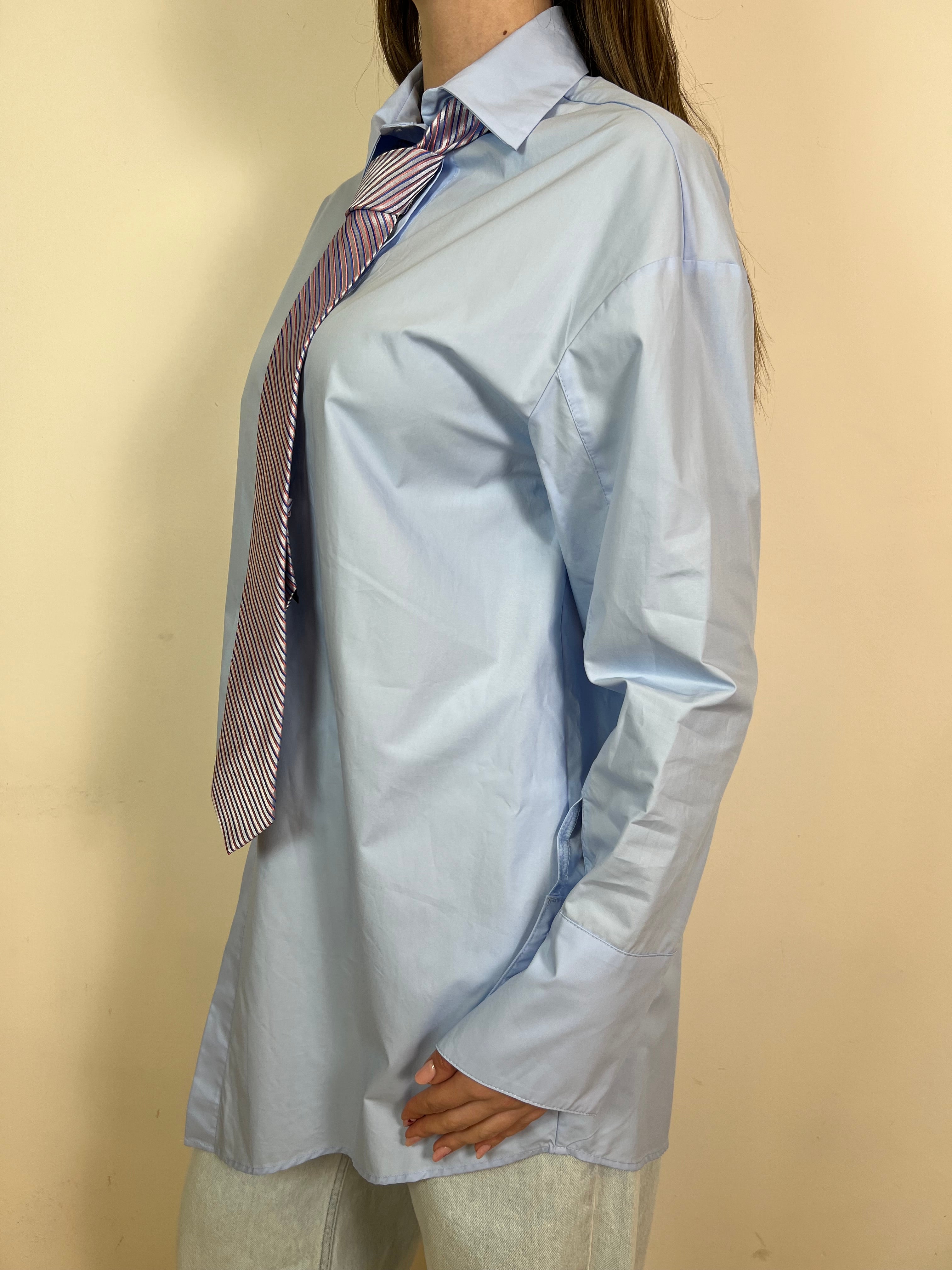 Camicia asimmetrica cravatta - Vicolo