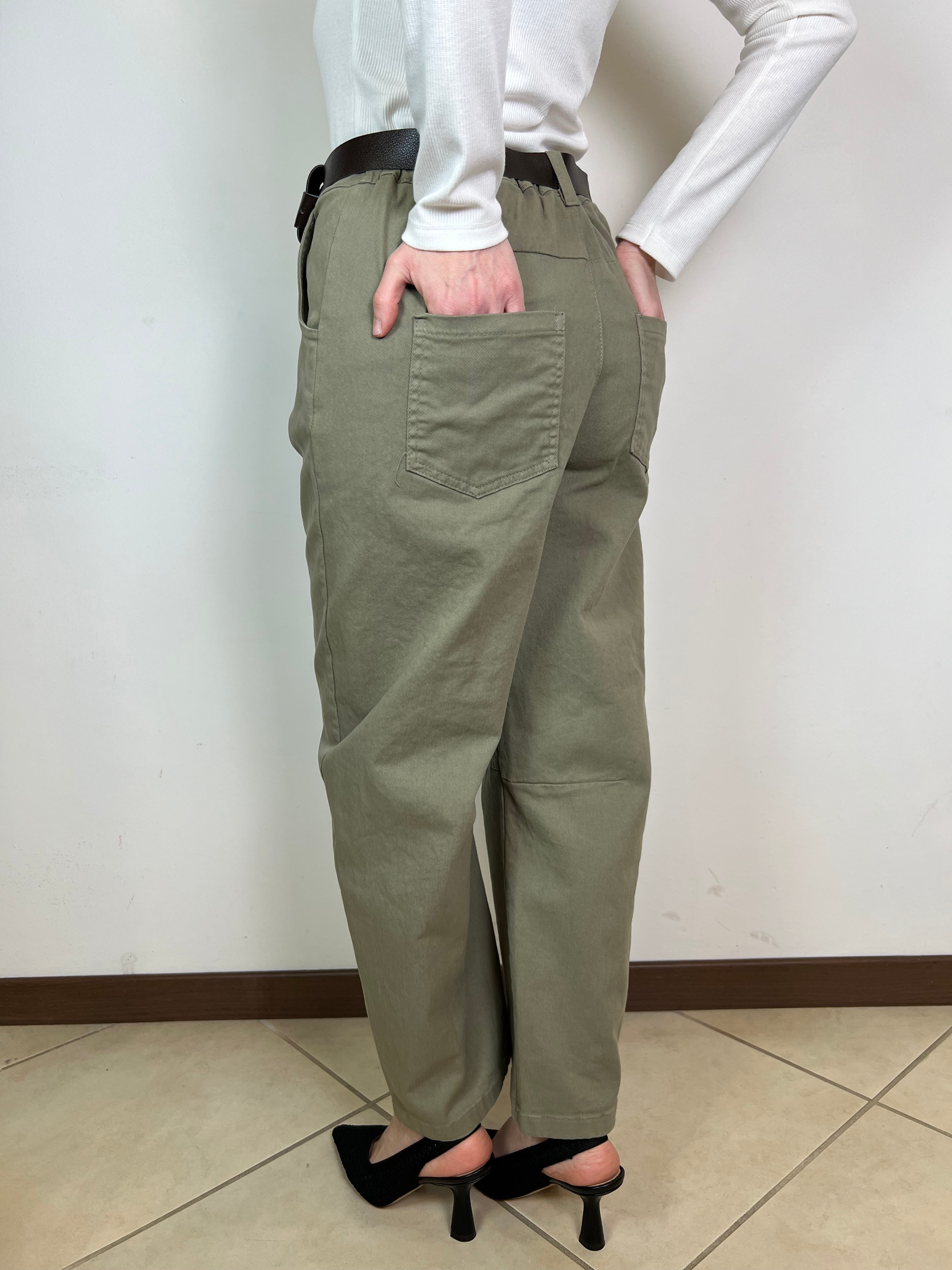 Pantalone elastico dietro - Haveone