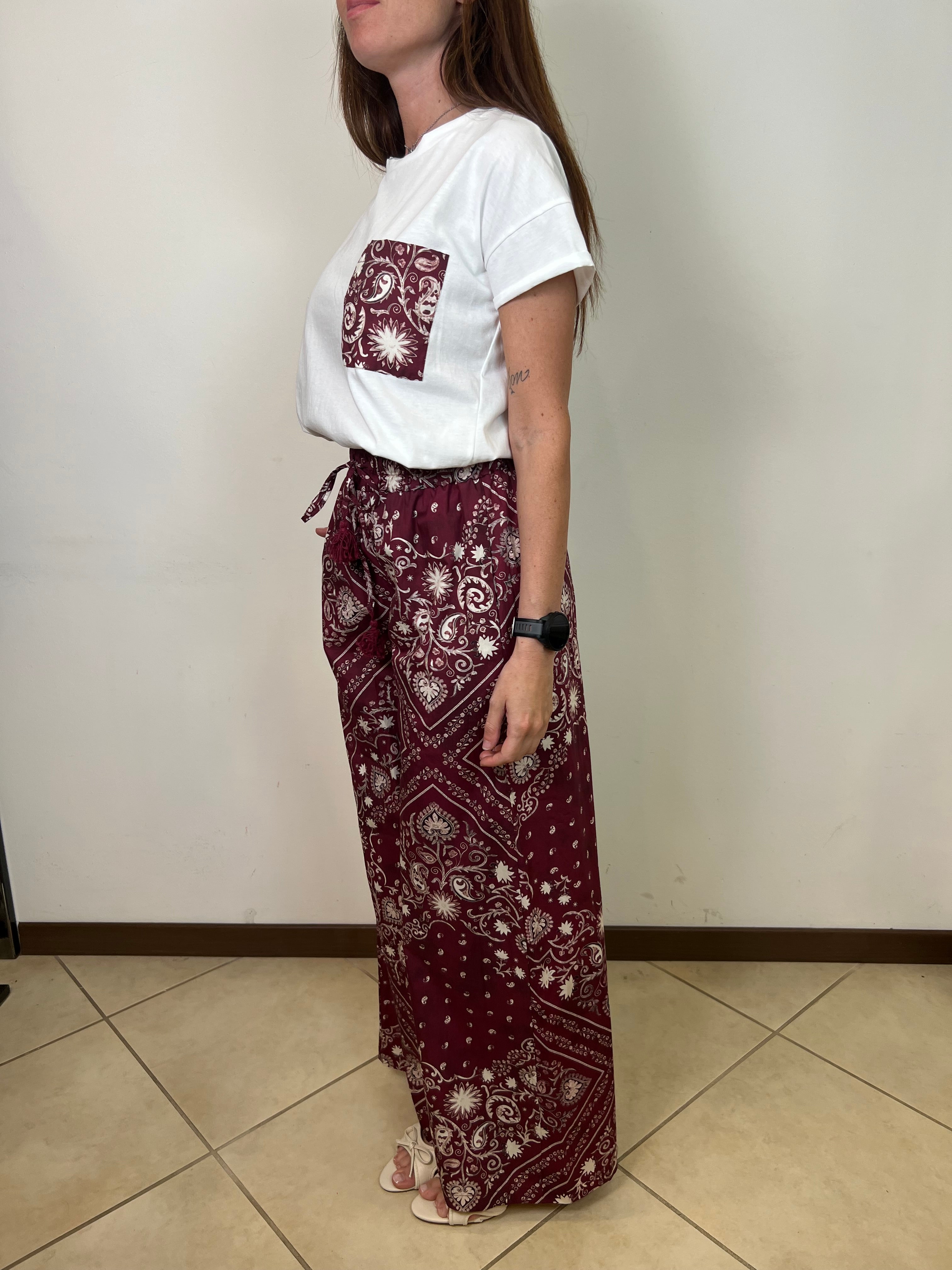 Pantalone stampa bandana India - Tensione In