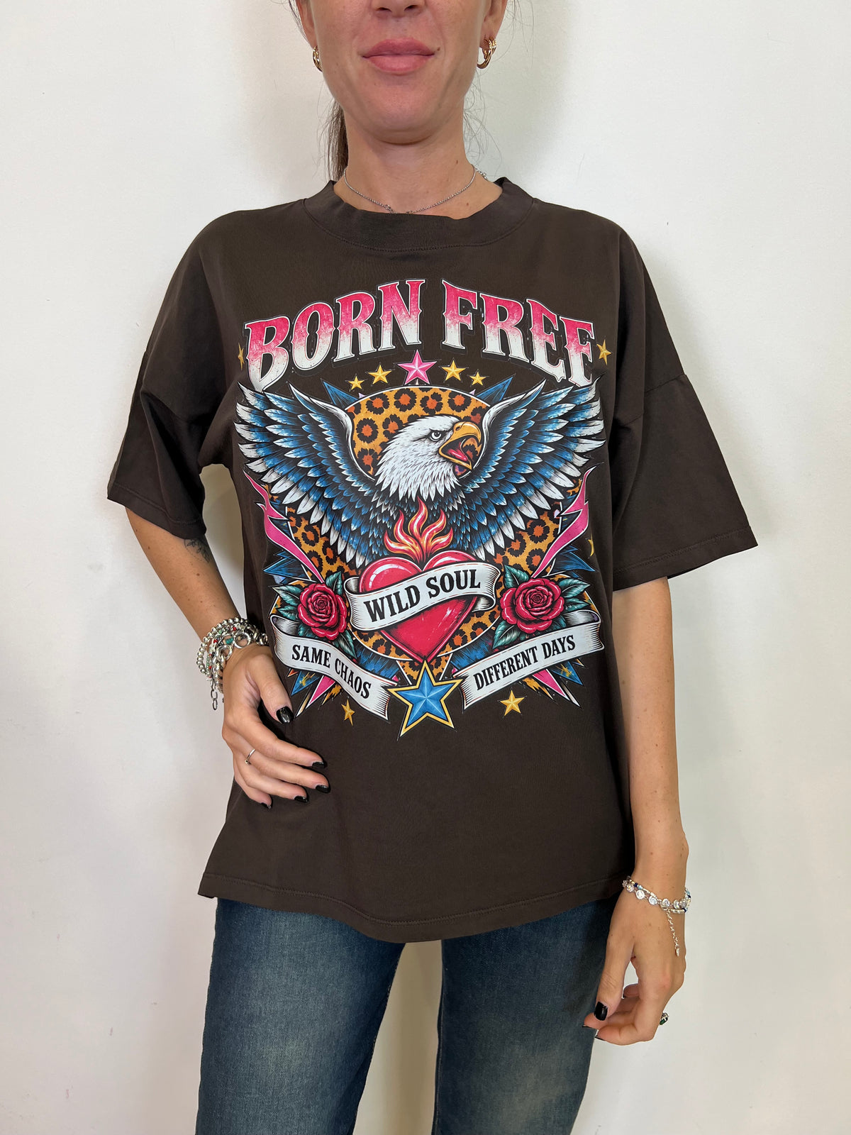 T-shirt “Born free” - Vicolo