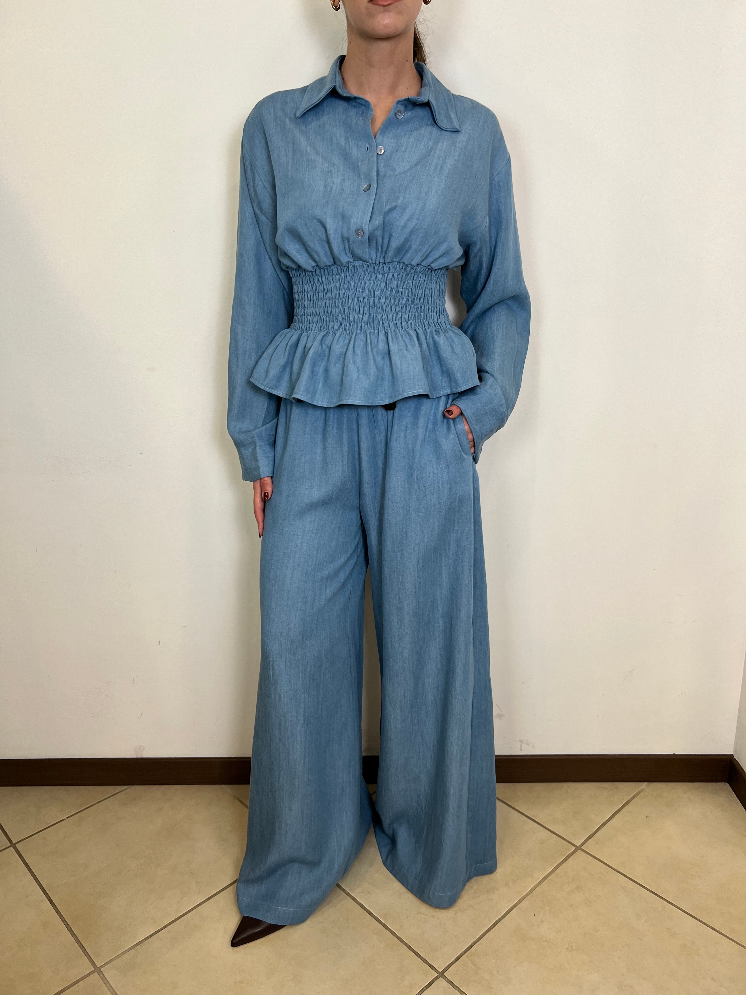 Camicia arriccio chambray - Haveone