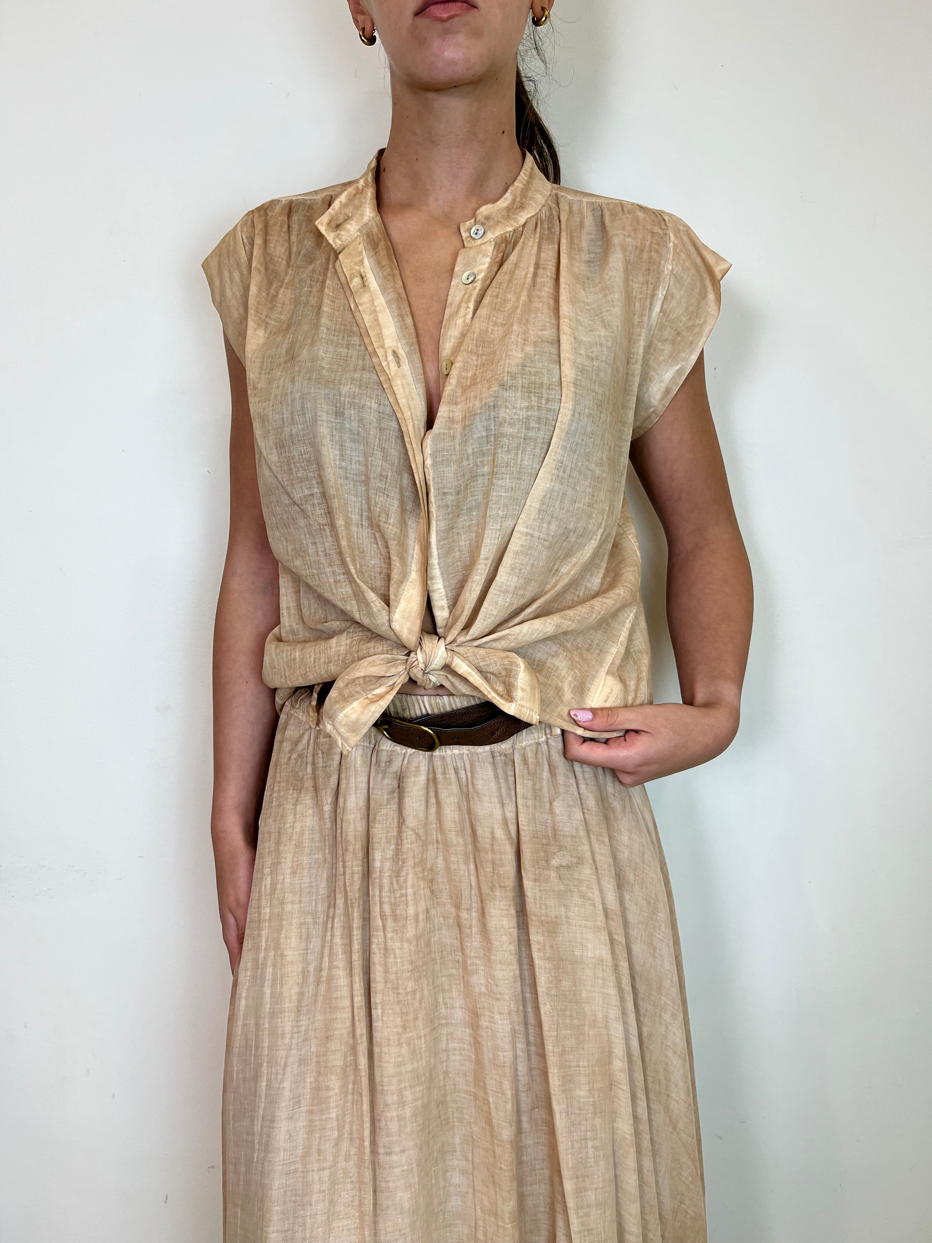 Camicia mussola aletta stone - Haveone