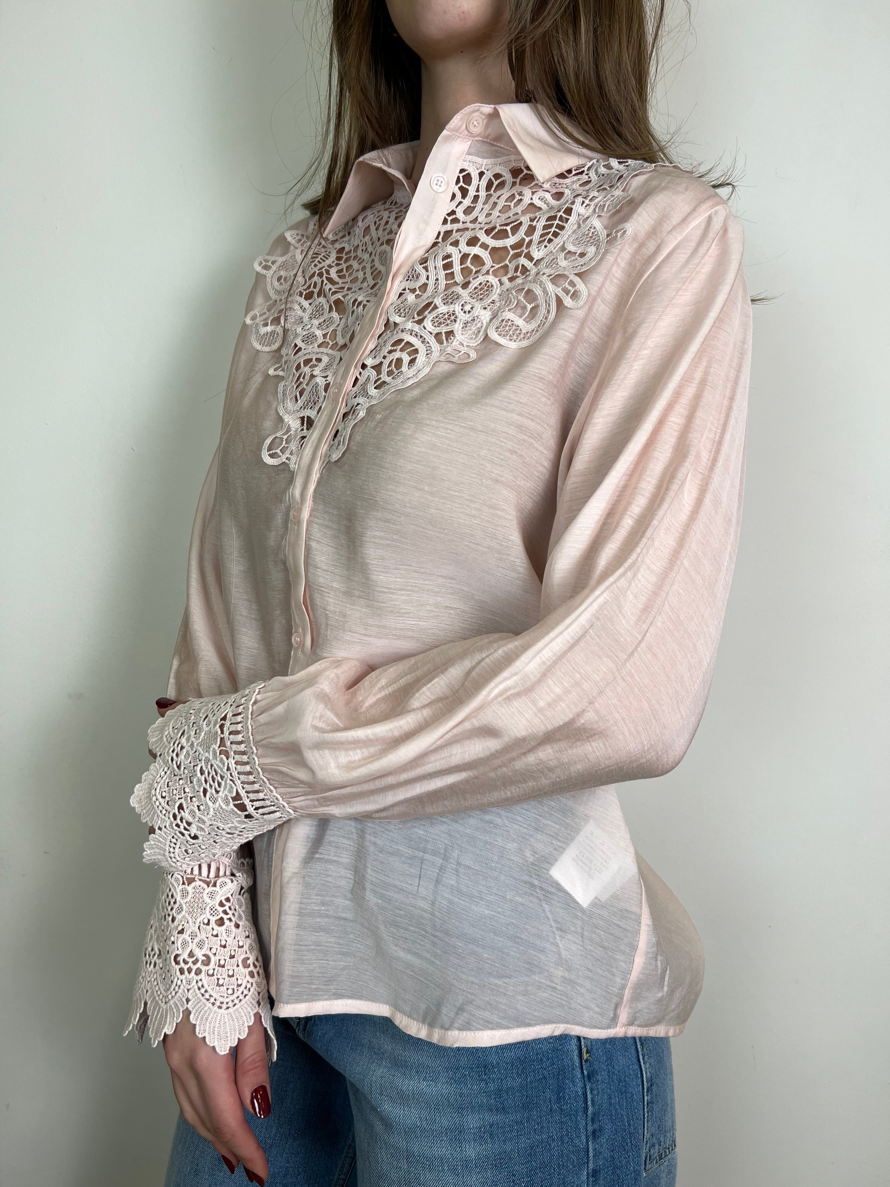 Camicia inserti macramè - You Decide