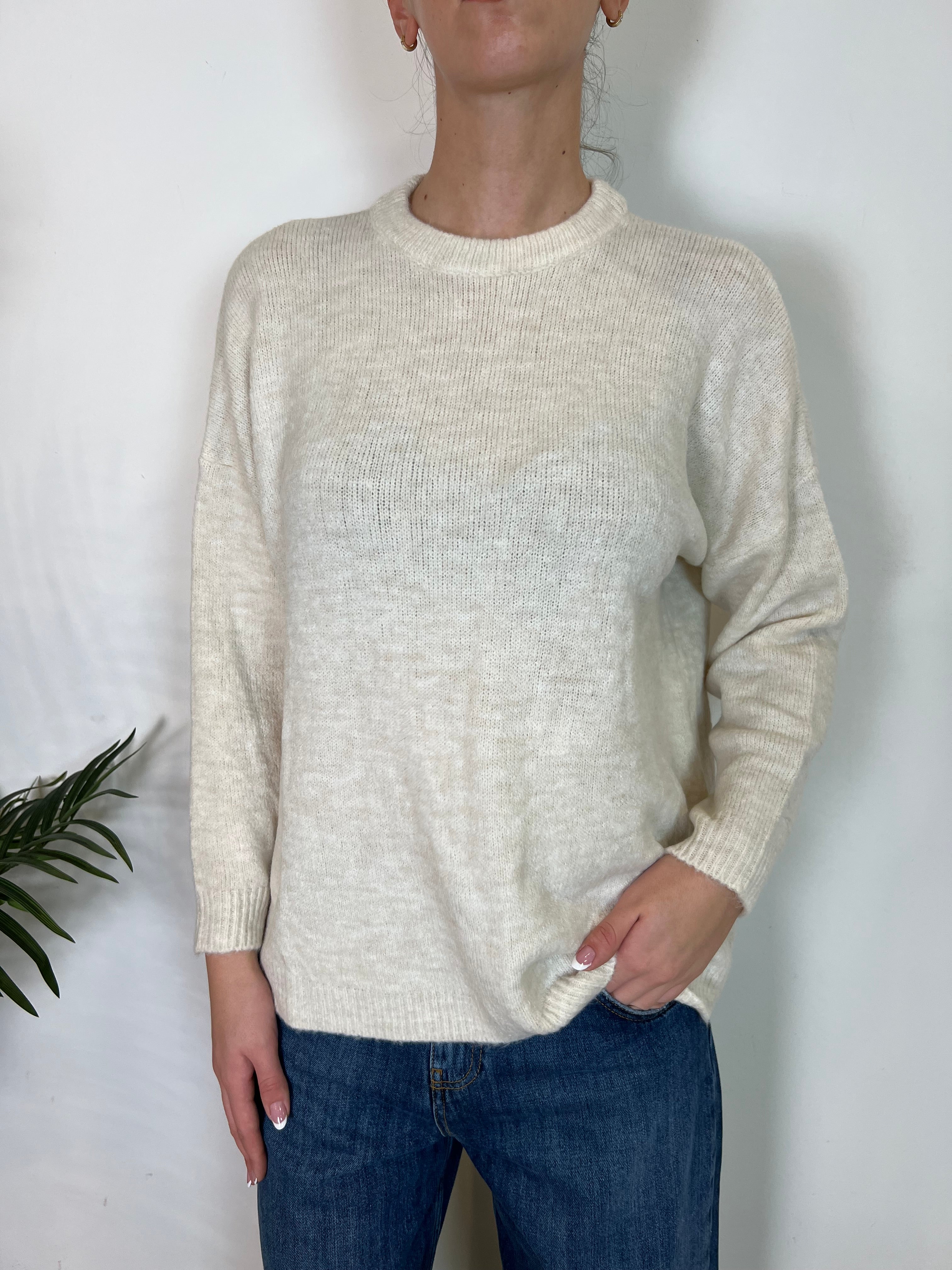 Maglia oblò pizzo dietro - Haveone