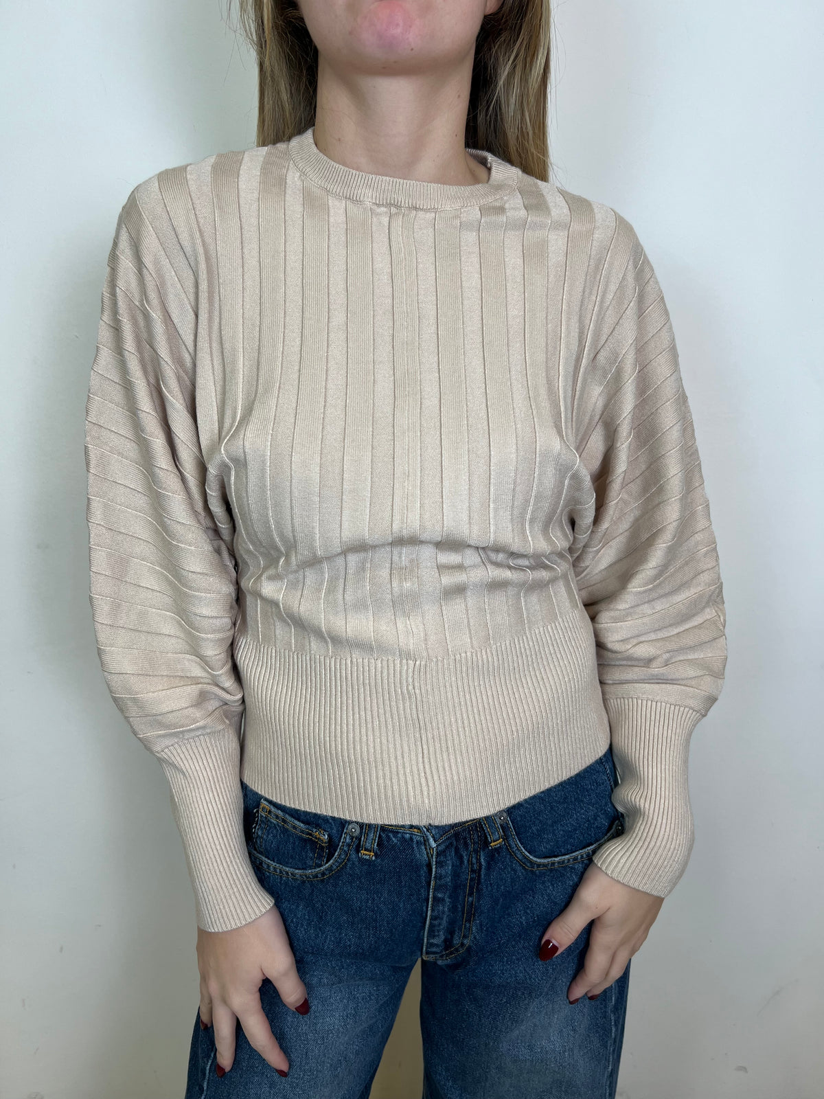 Maglia pipistrello a coste - Haveone