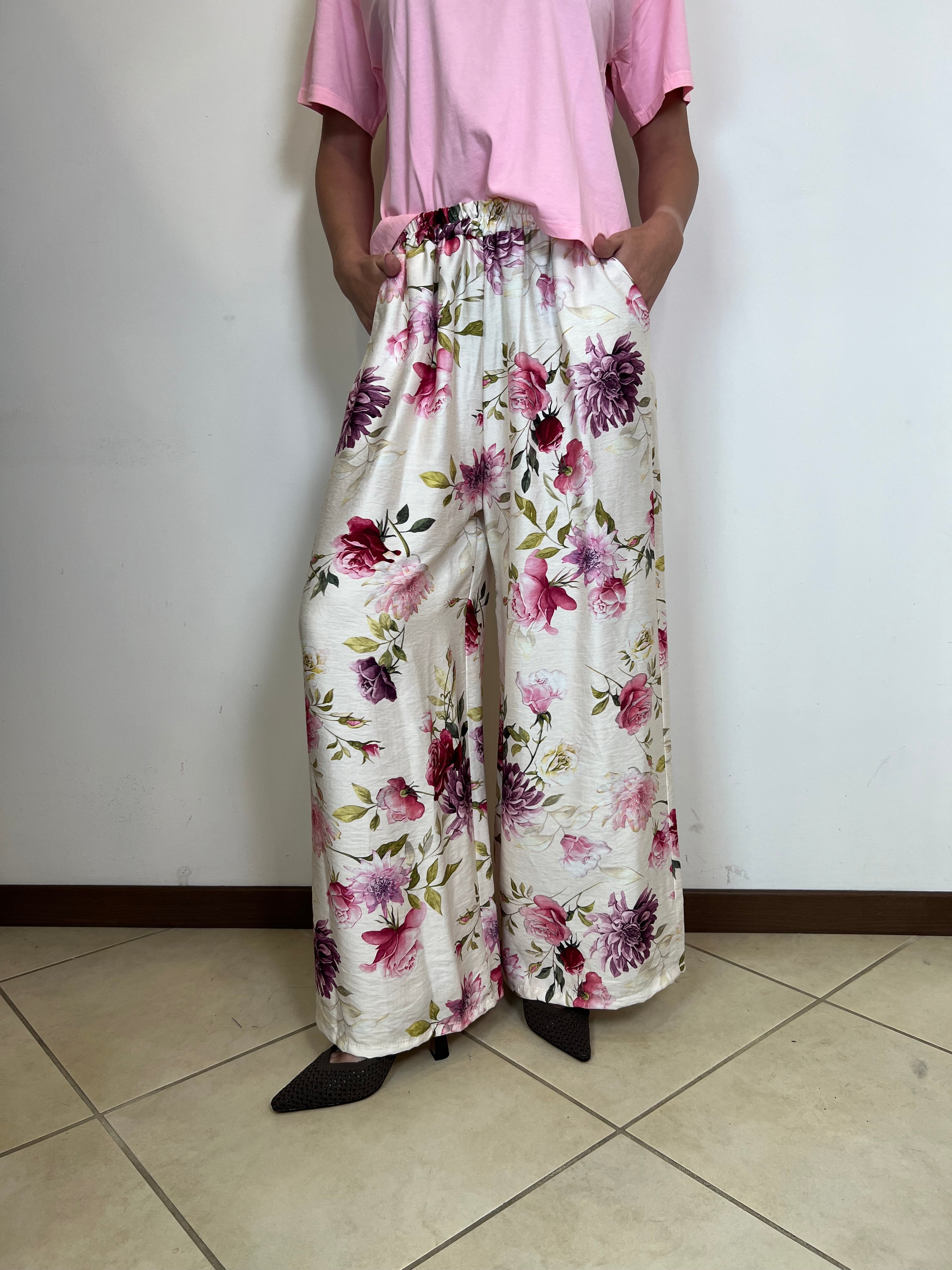 Pantalone fiori - Haveone
