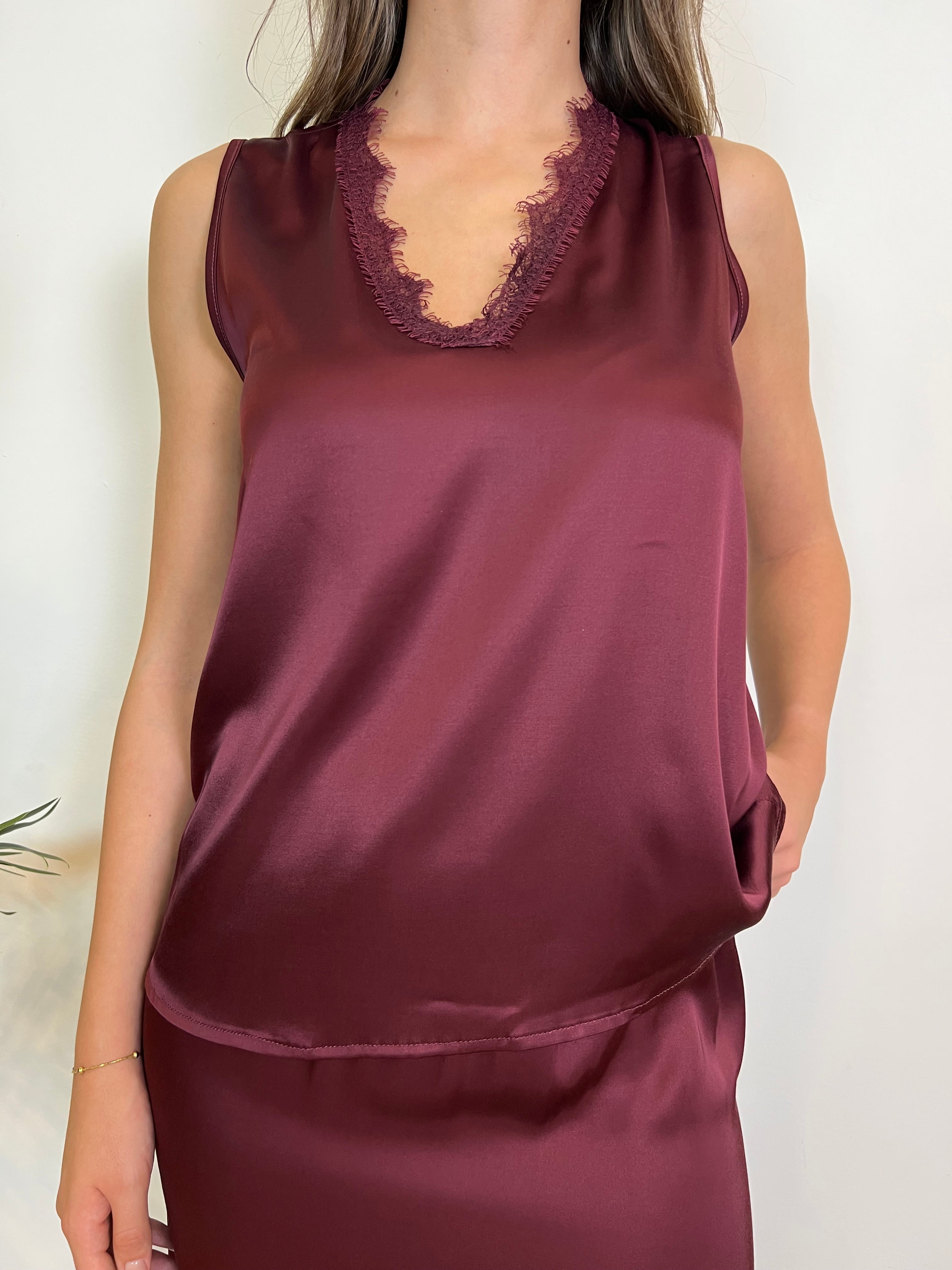 Top raso V pizzo - Haveone