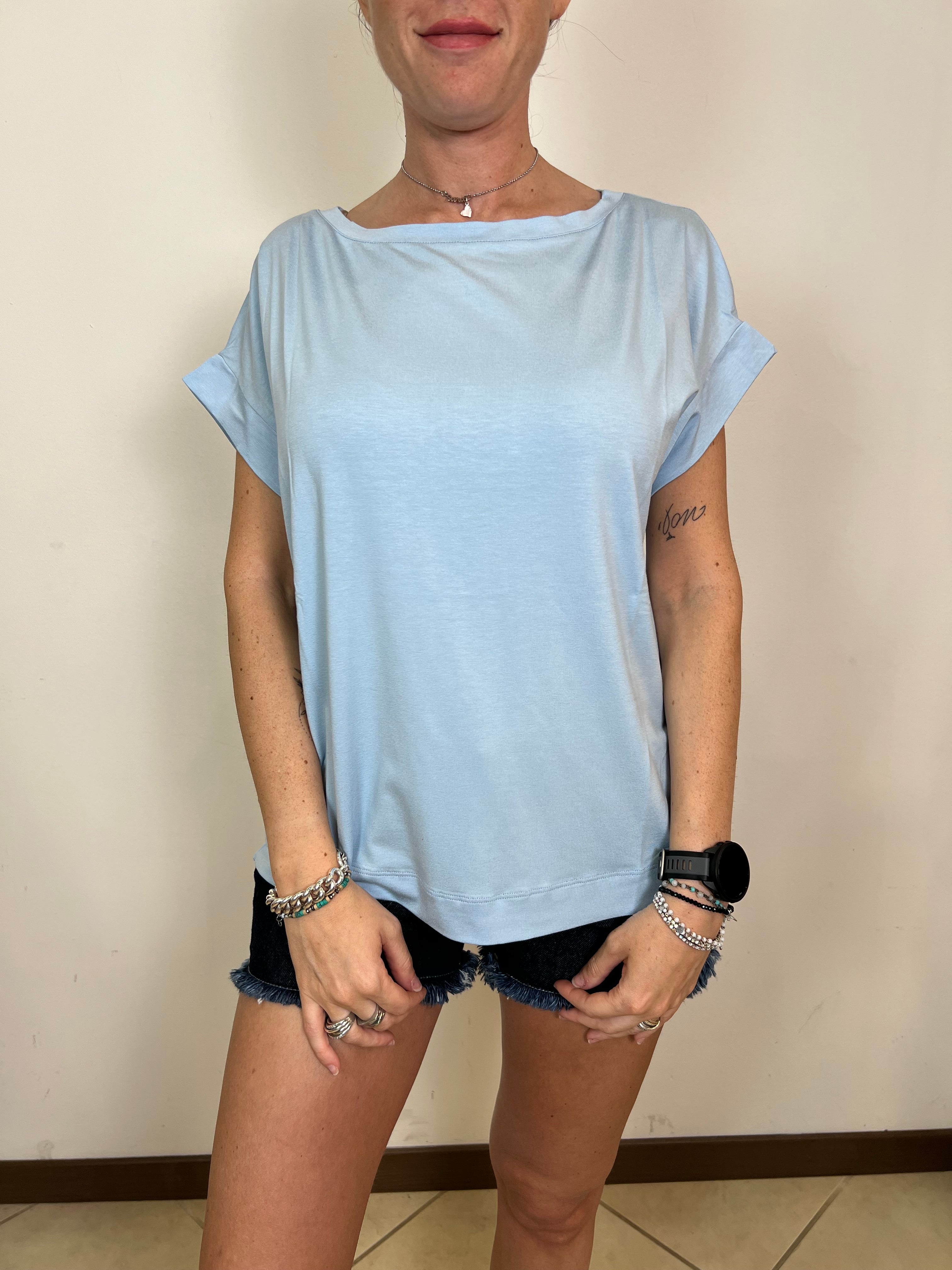 T-shirt scatola viscosa - Vicolo