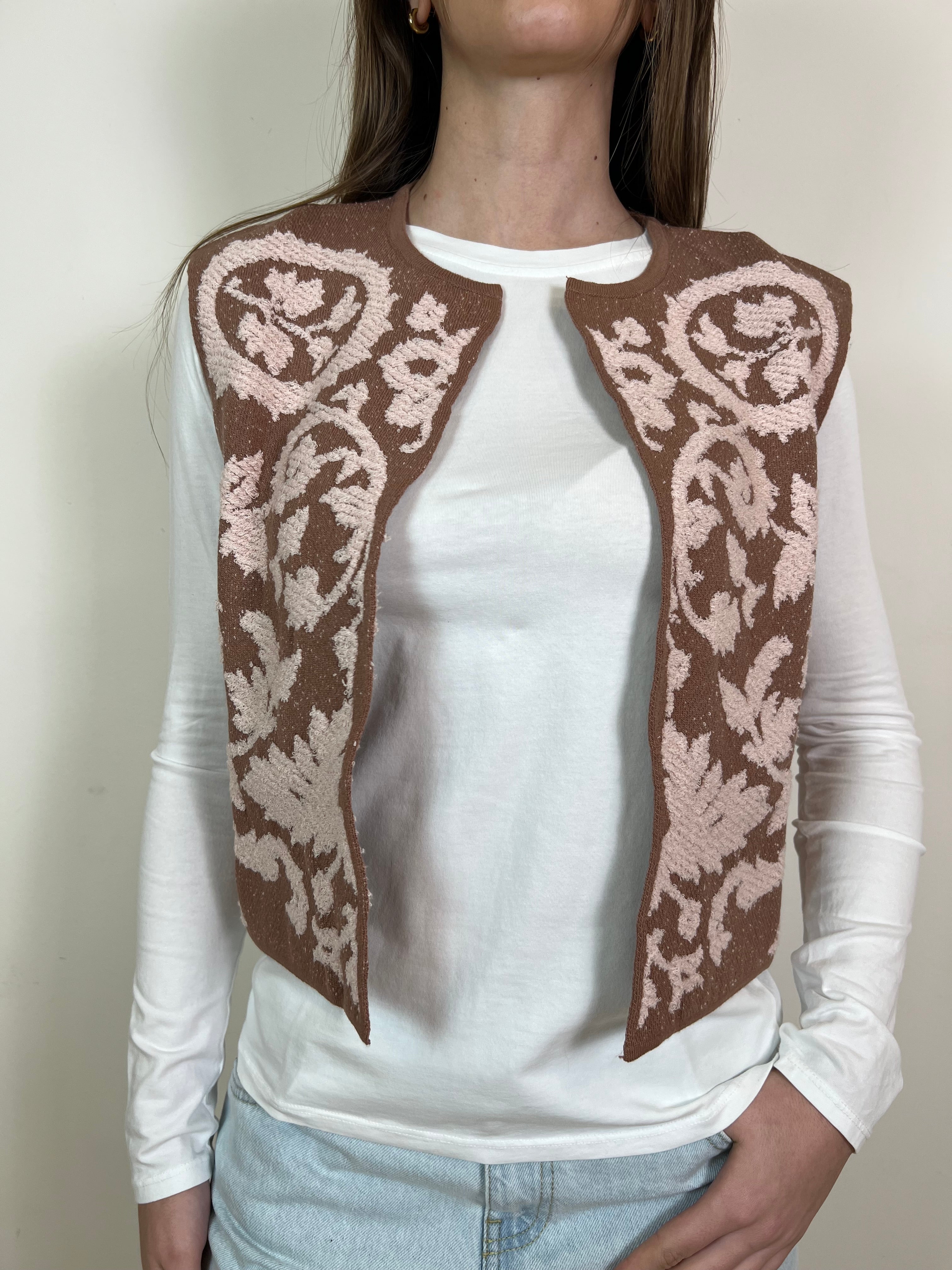 Gilet ricami - Vicolo