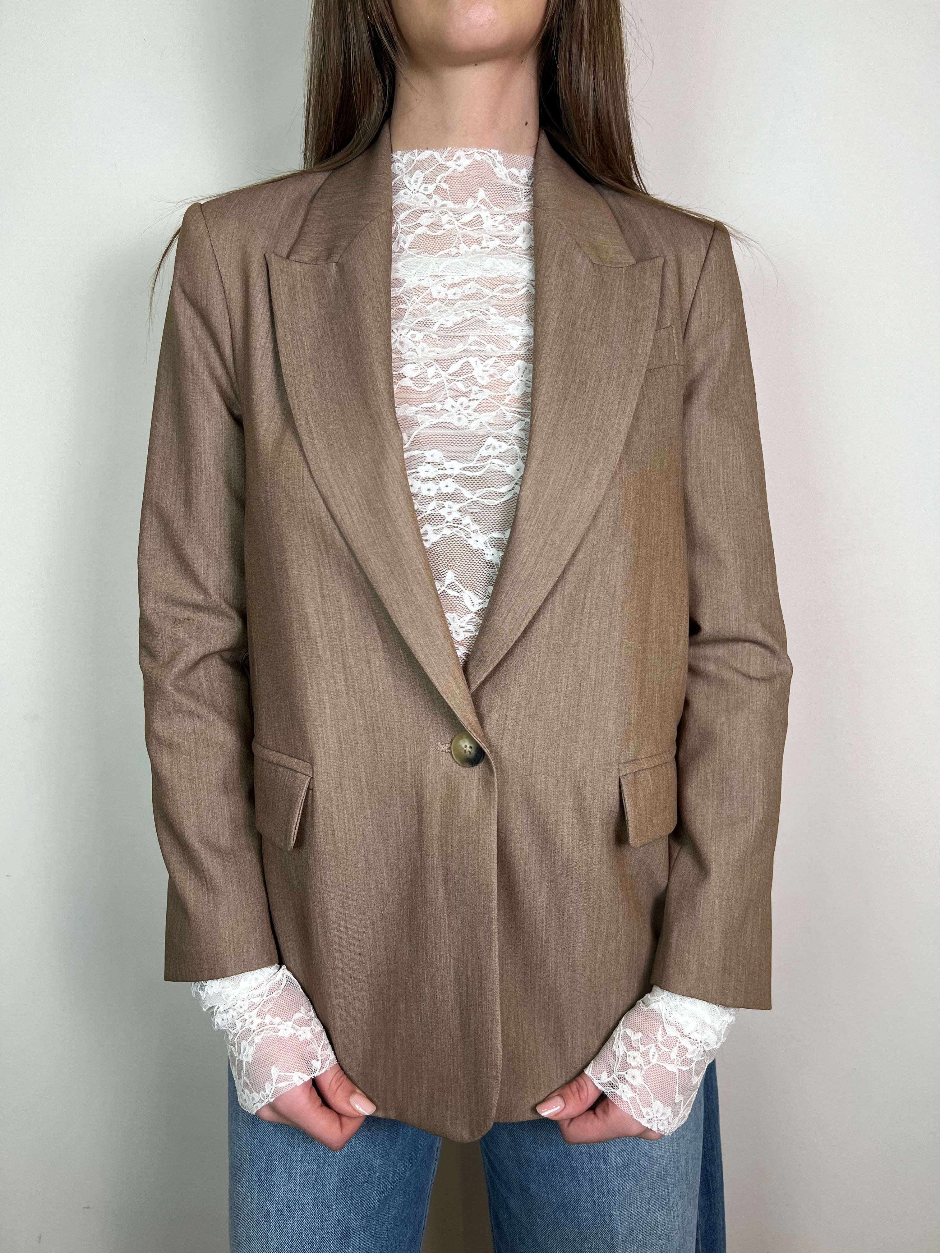 Giacca maschile tortora - Haveone
