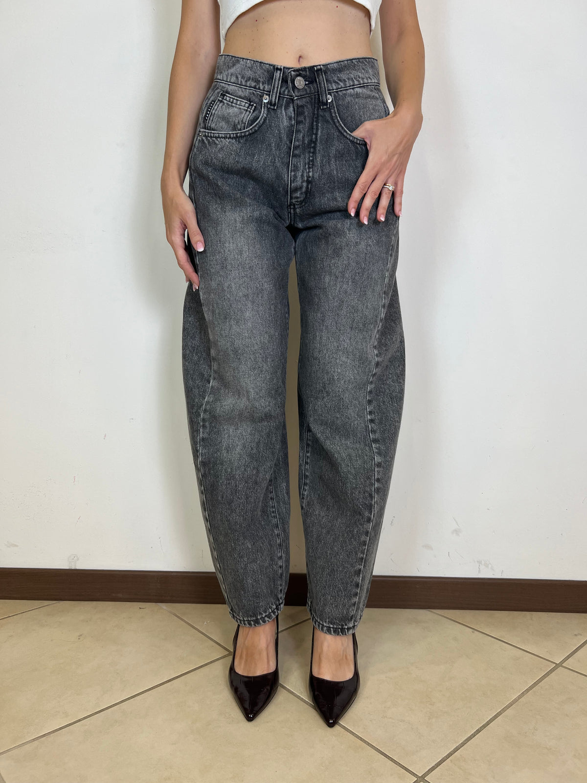 Jeans Lucy grigio - Haveone