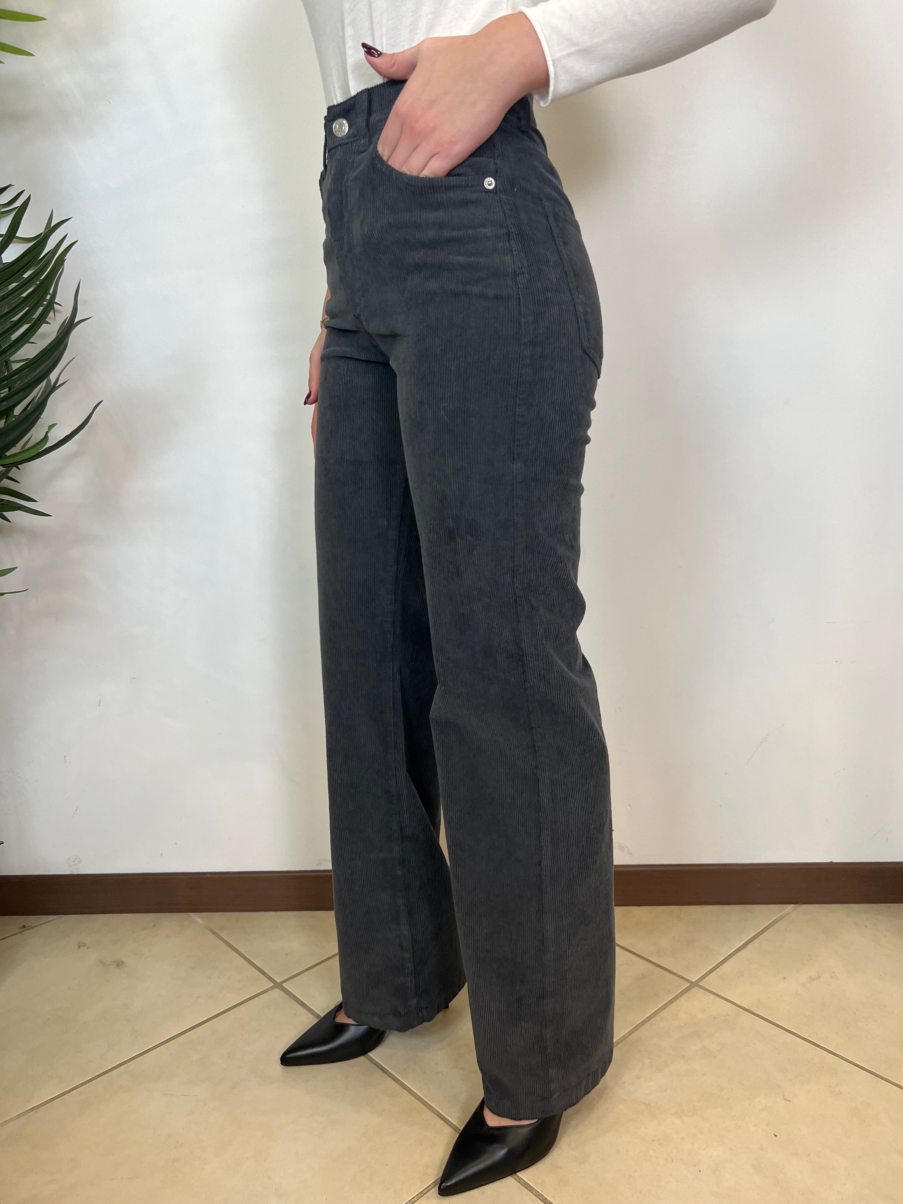 Pantalone London velluto mille righe - Haveone
