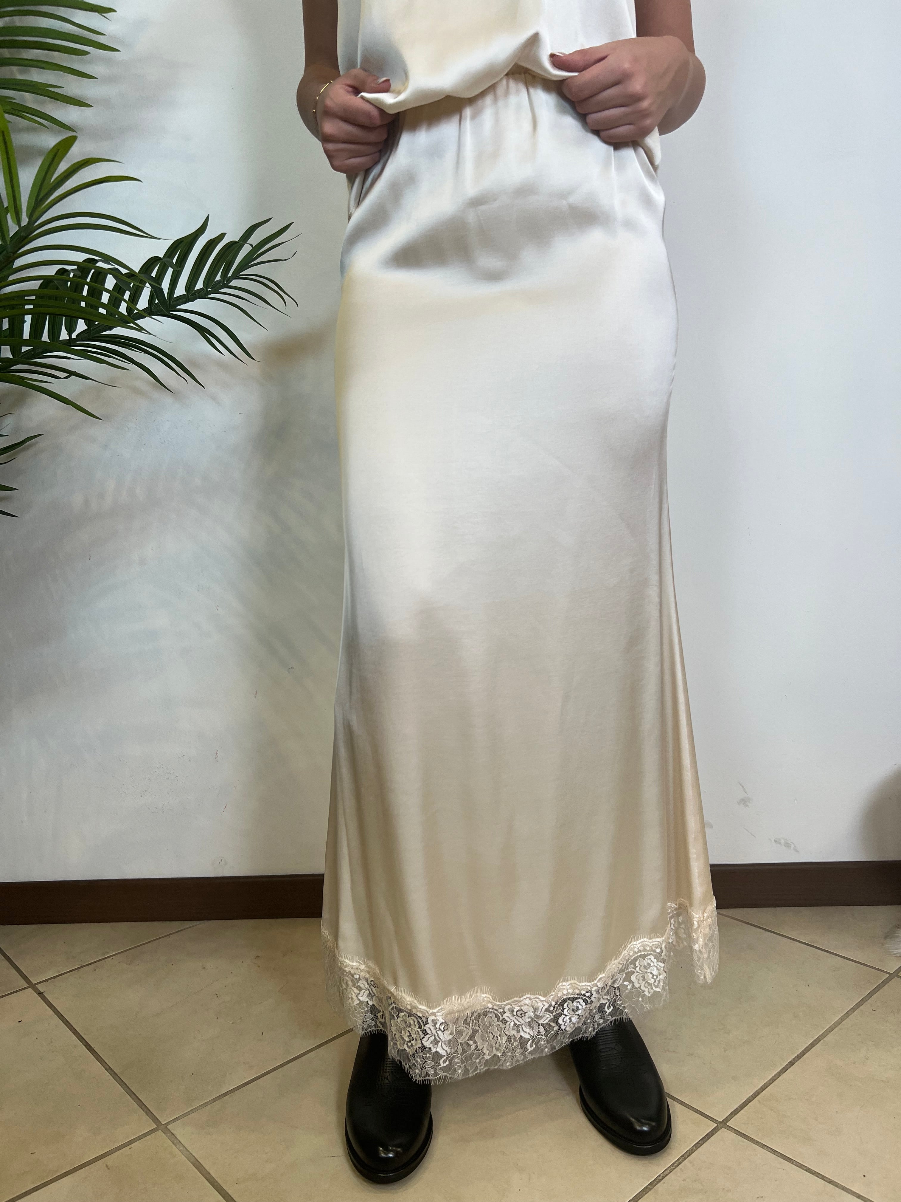 Gonna raso e pizzo - Haveone