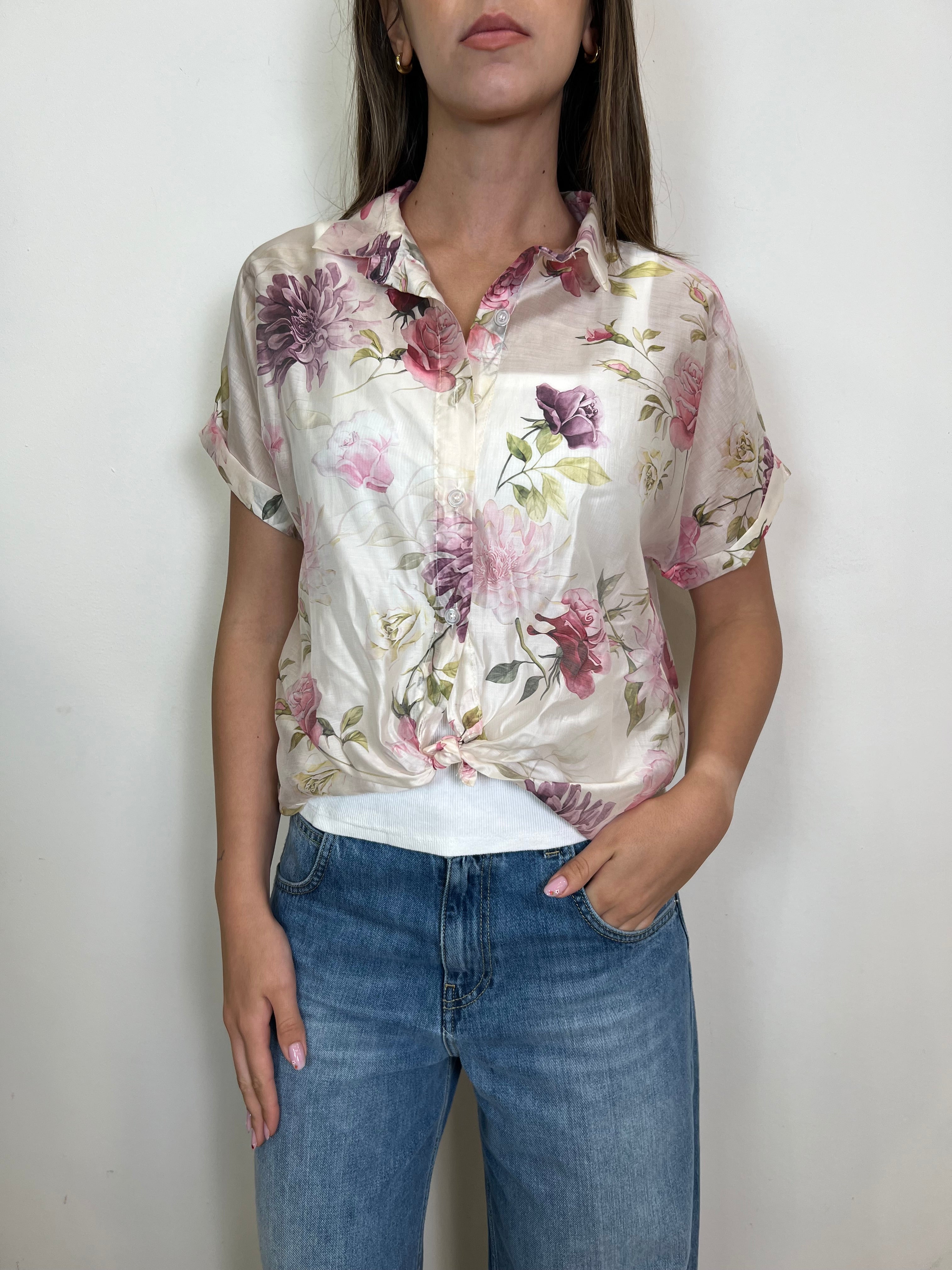 Camicia fiori - Haveone
