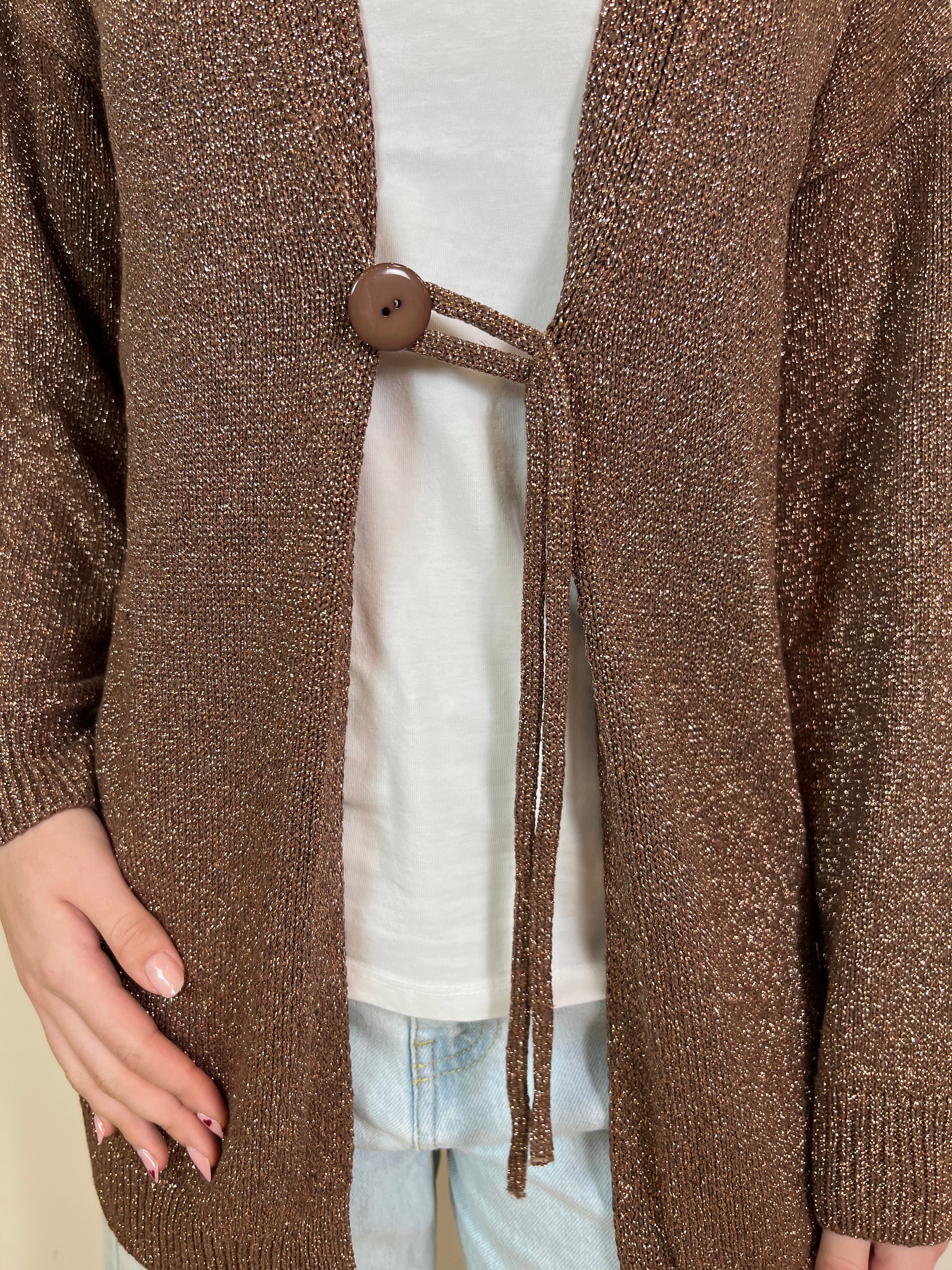 Cardigan lurex - Kontatto