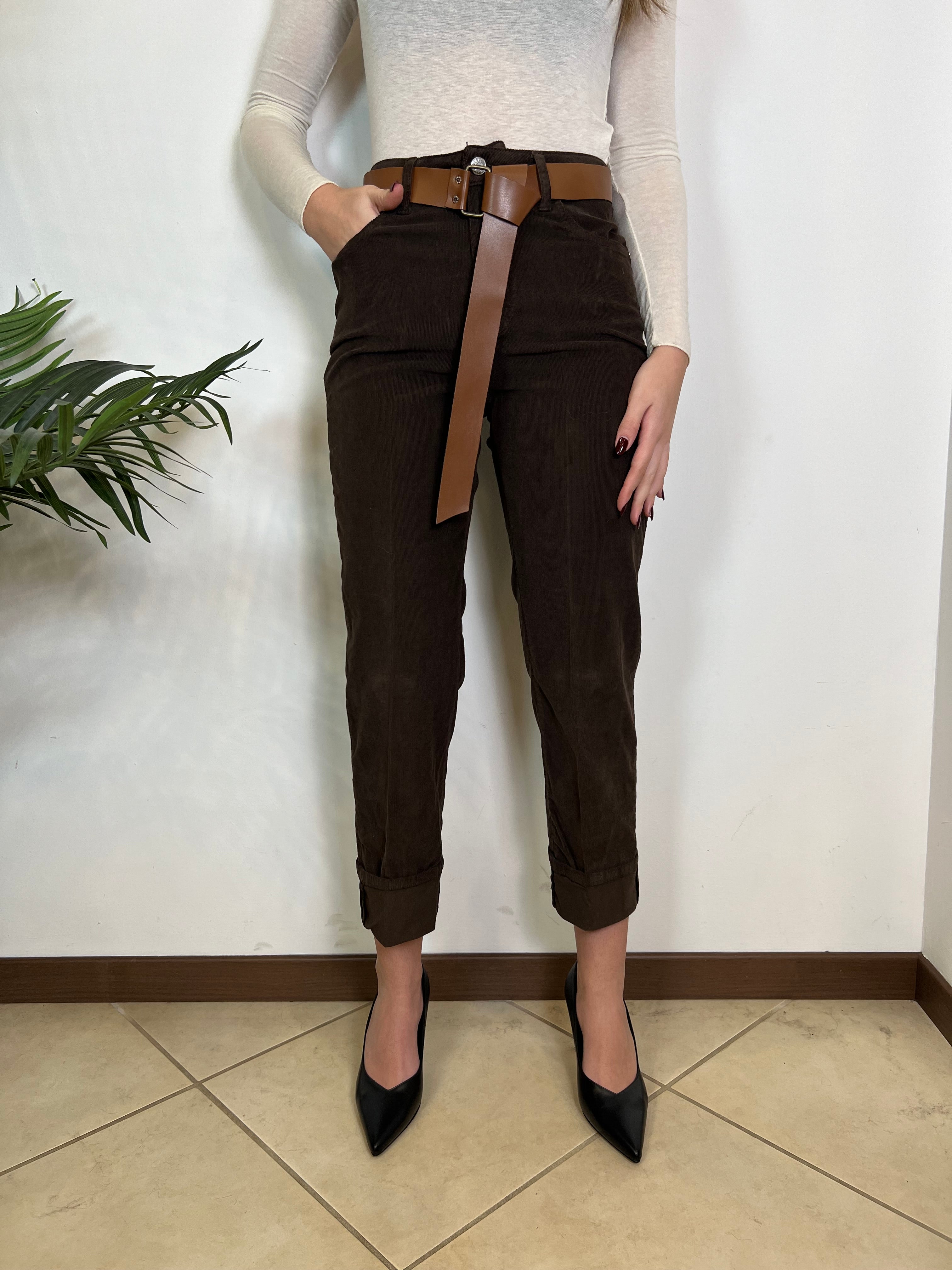 Pantalone Mandy velluto millerighe - Haveone