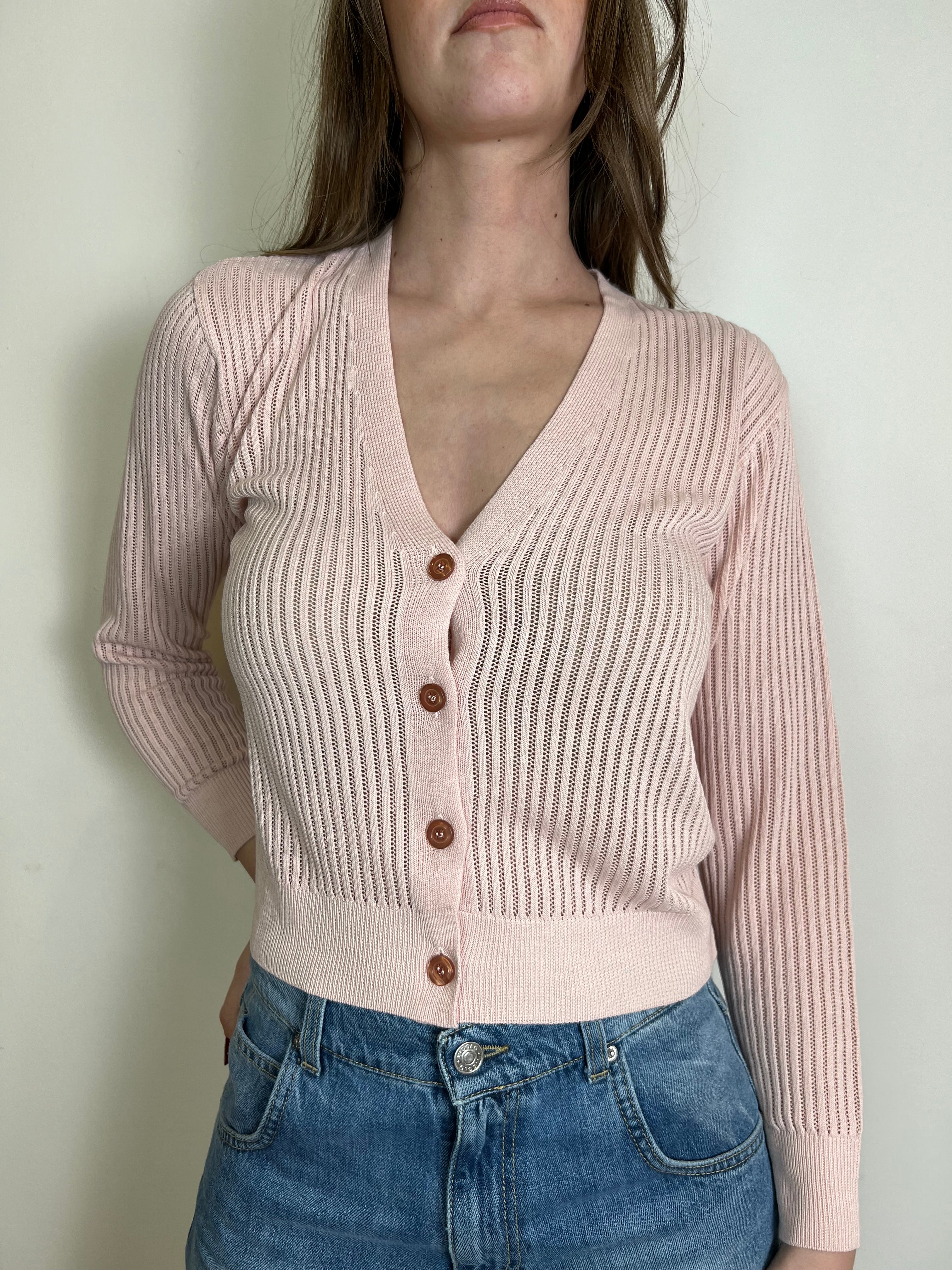 Cardigan traforato - Haveone