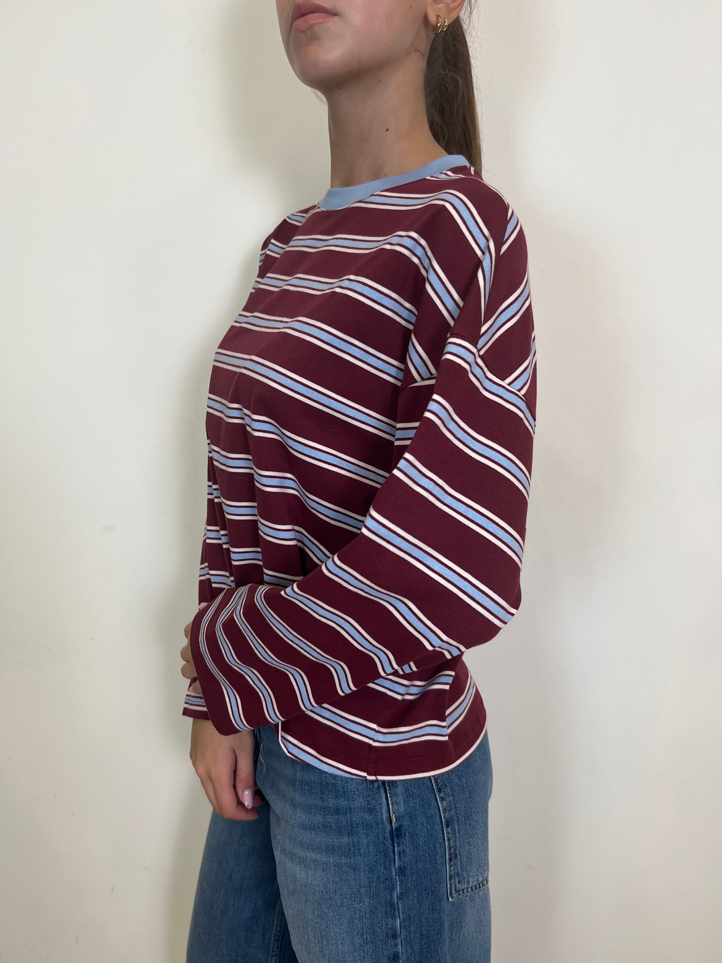 T-shirt scatola righe - Tensione In