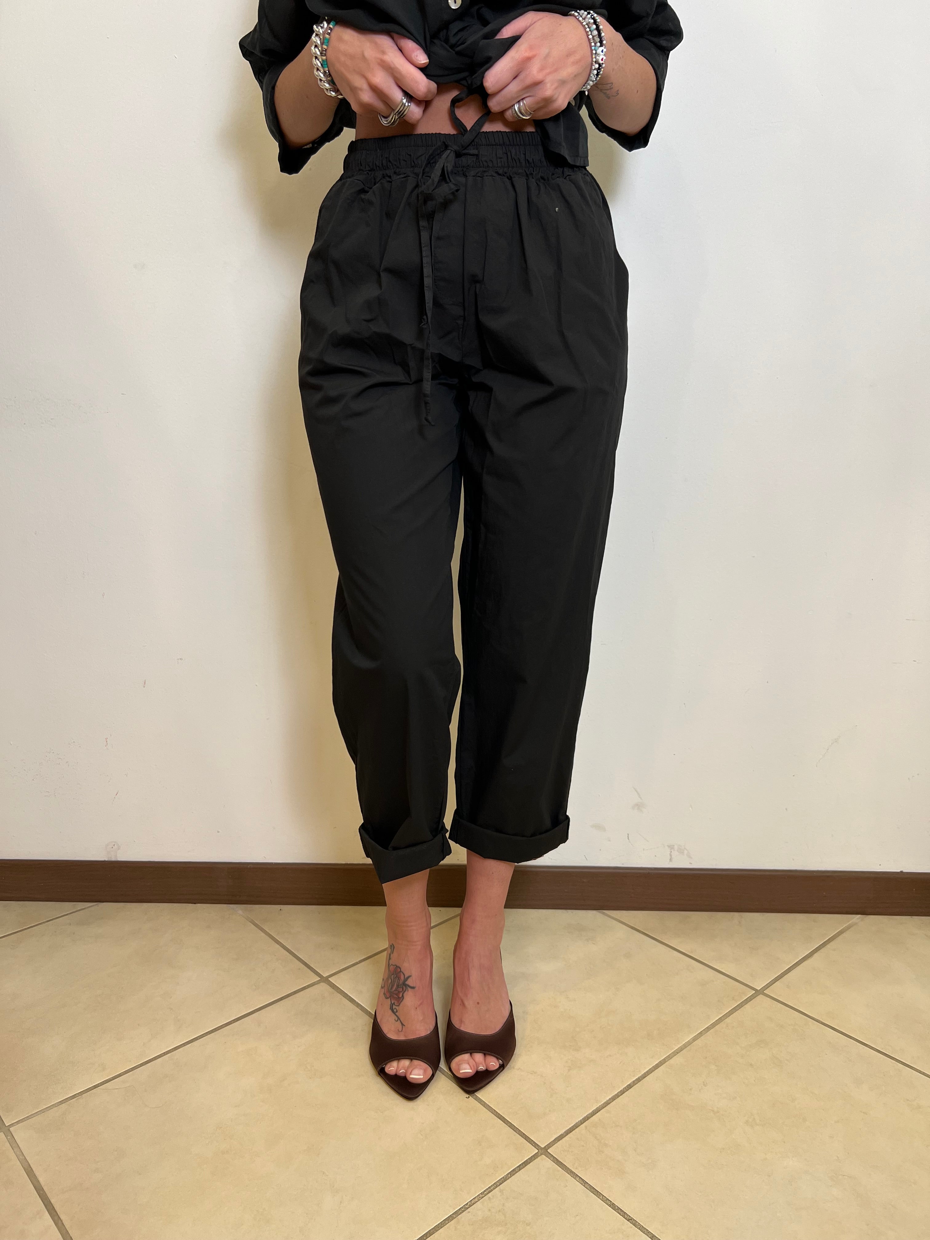 Pantalone cotone elastico - Haveone