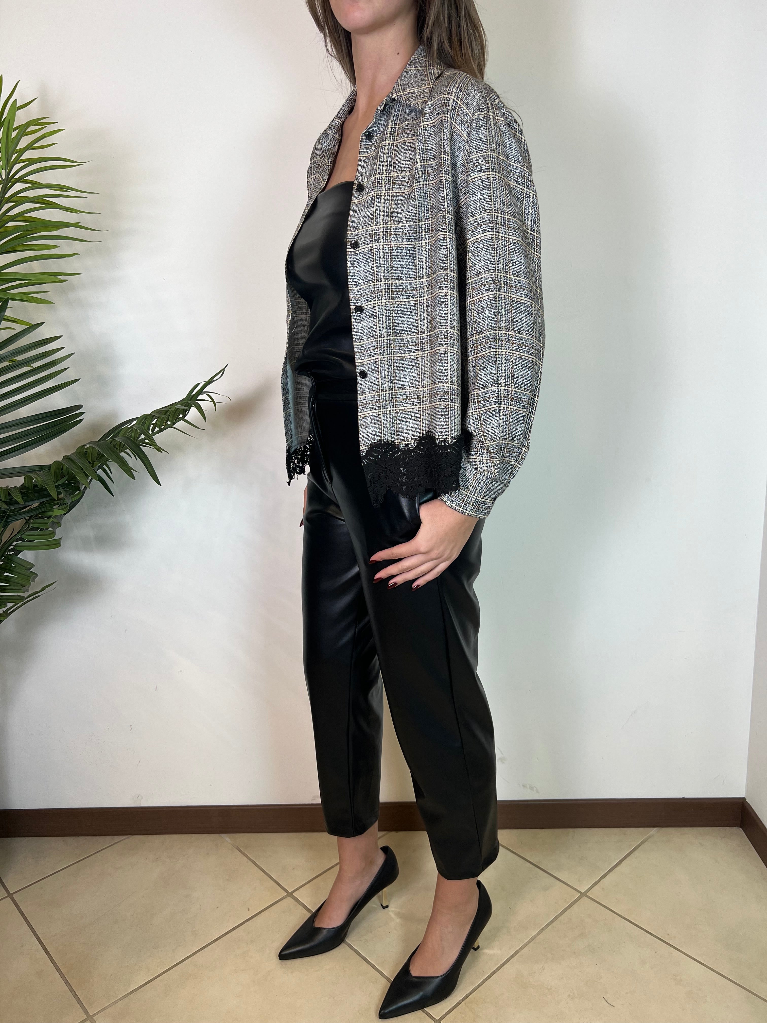 Camicia over fondo pizzo - Haveone